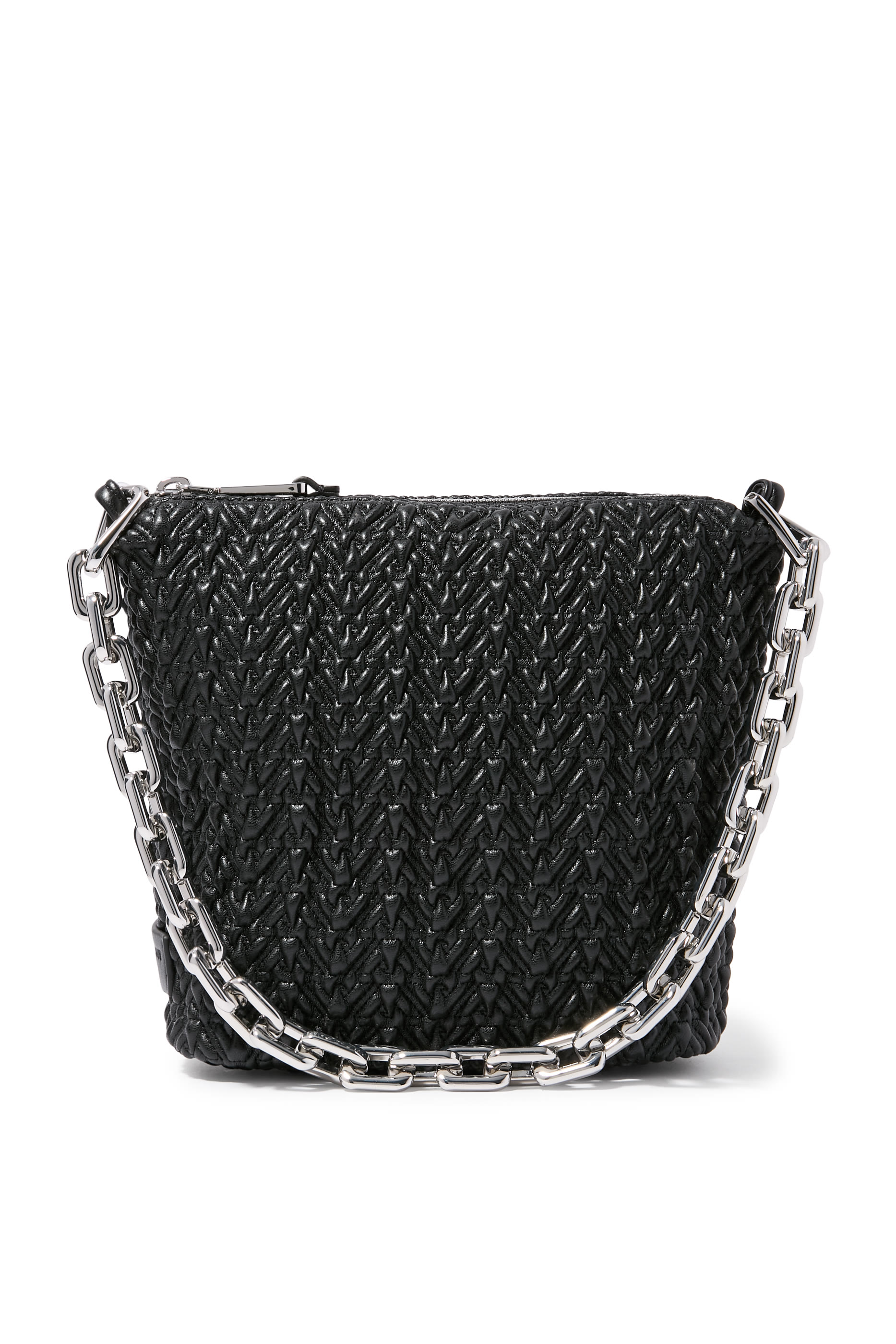 EA Logo Hobo Embossed Bag