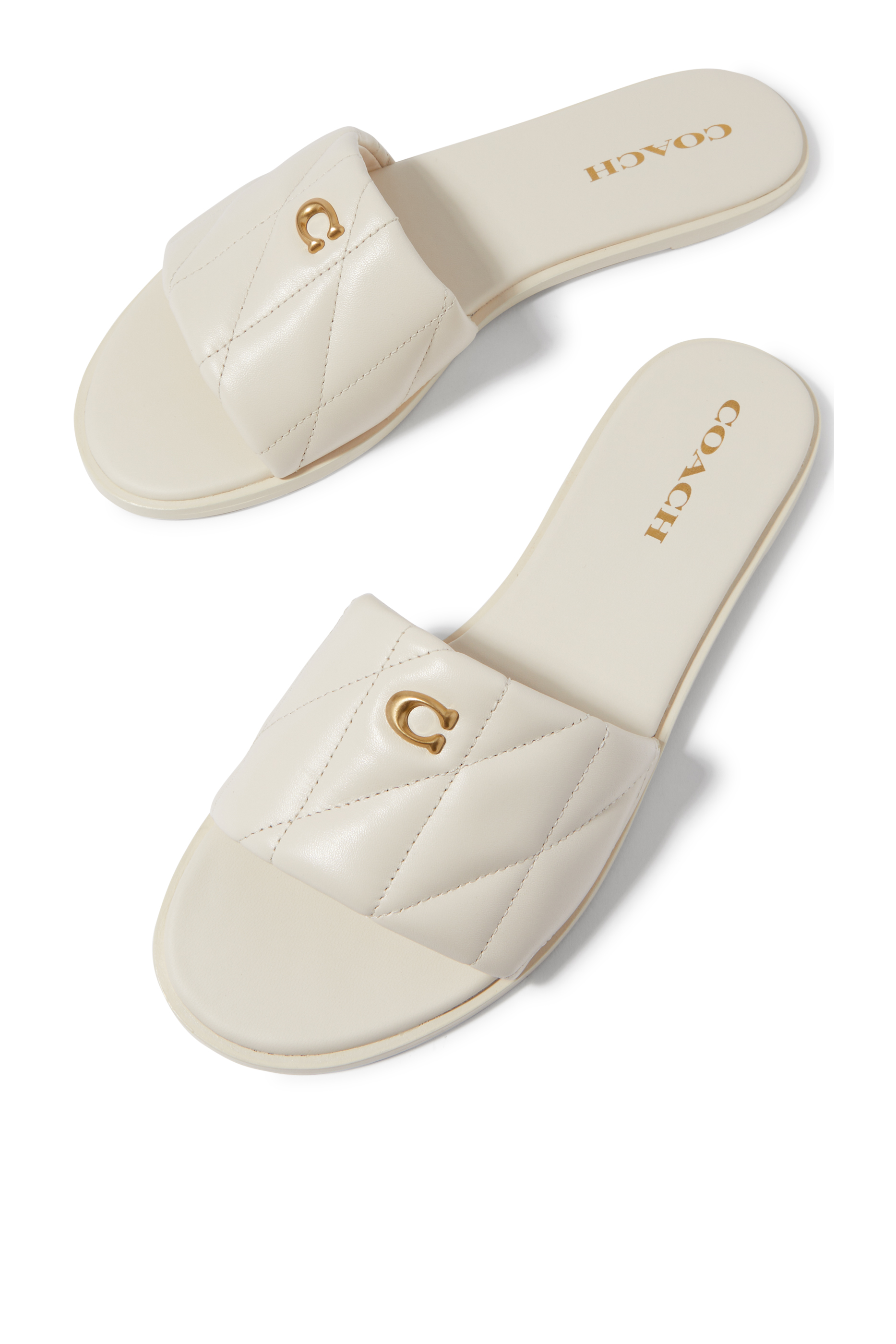 Holly Quilted Leather Sandals