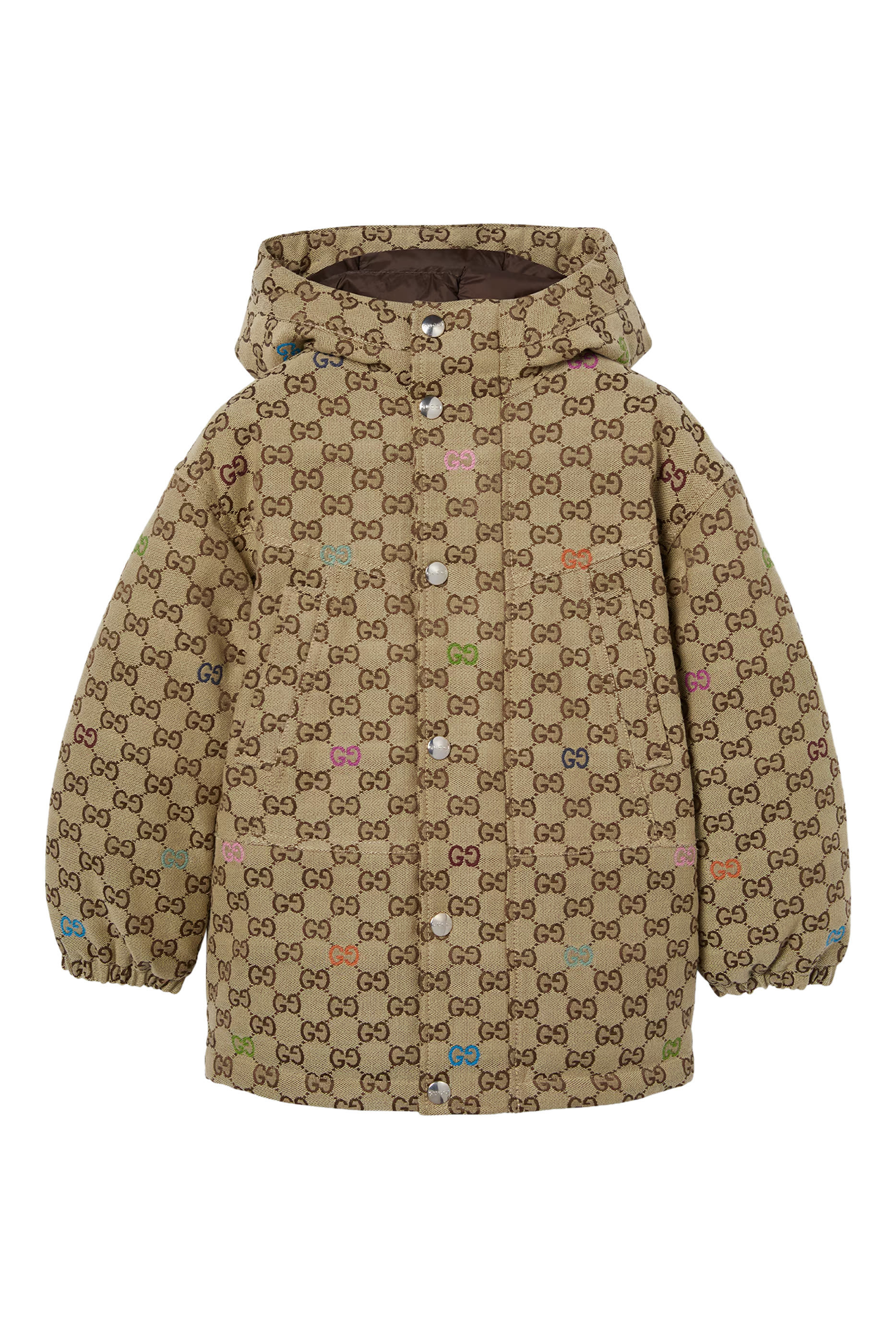 Kids  Padded GG Canvas Coat