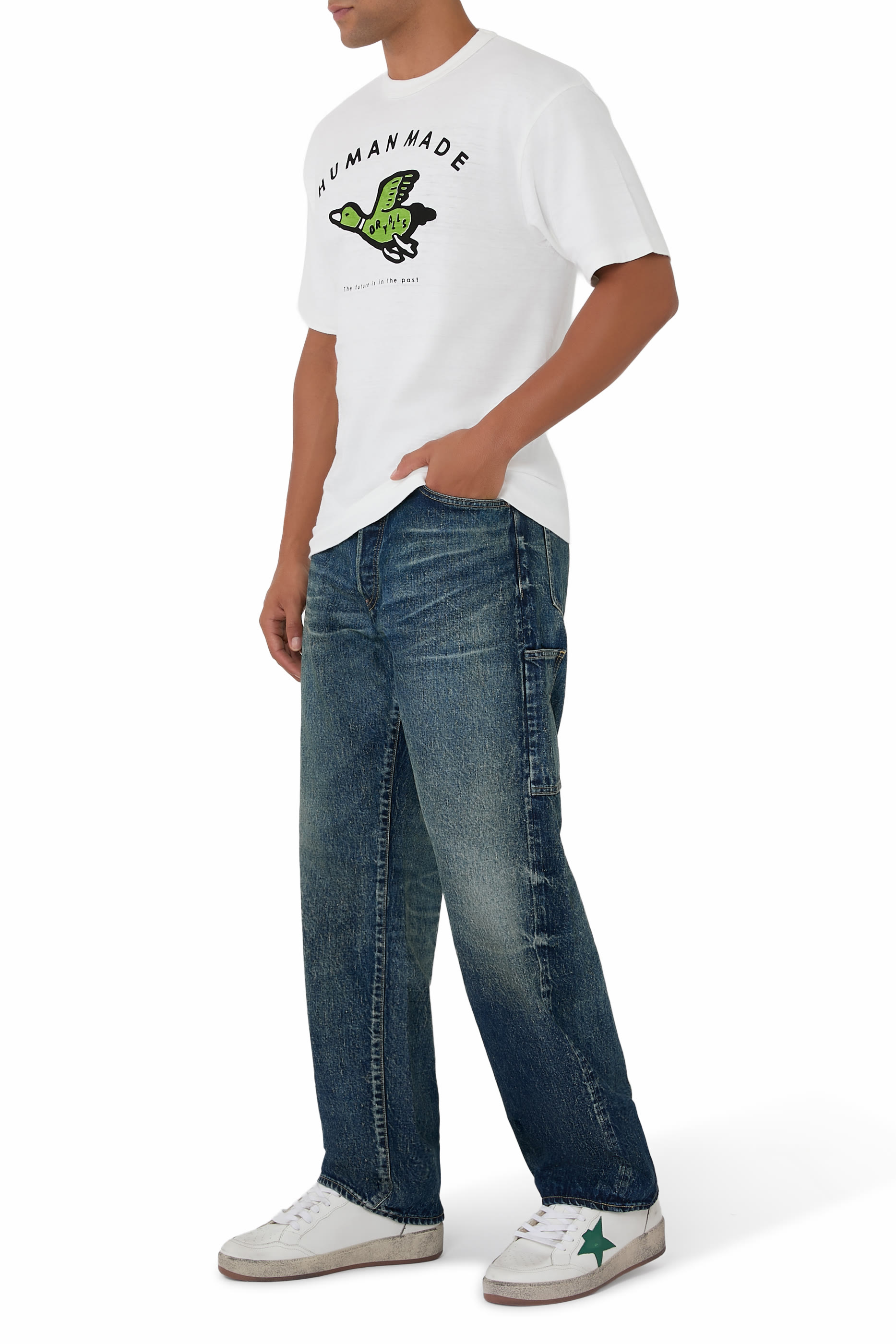 Men&rsquo;s Ball Star sneakers With Leather Star and Metallic Leather Heel Tab