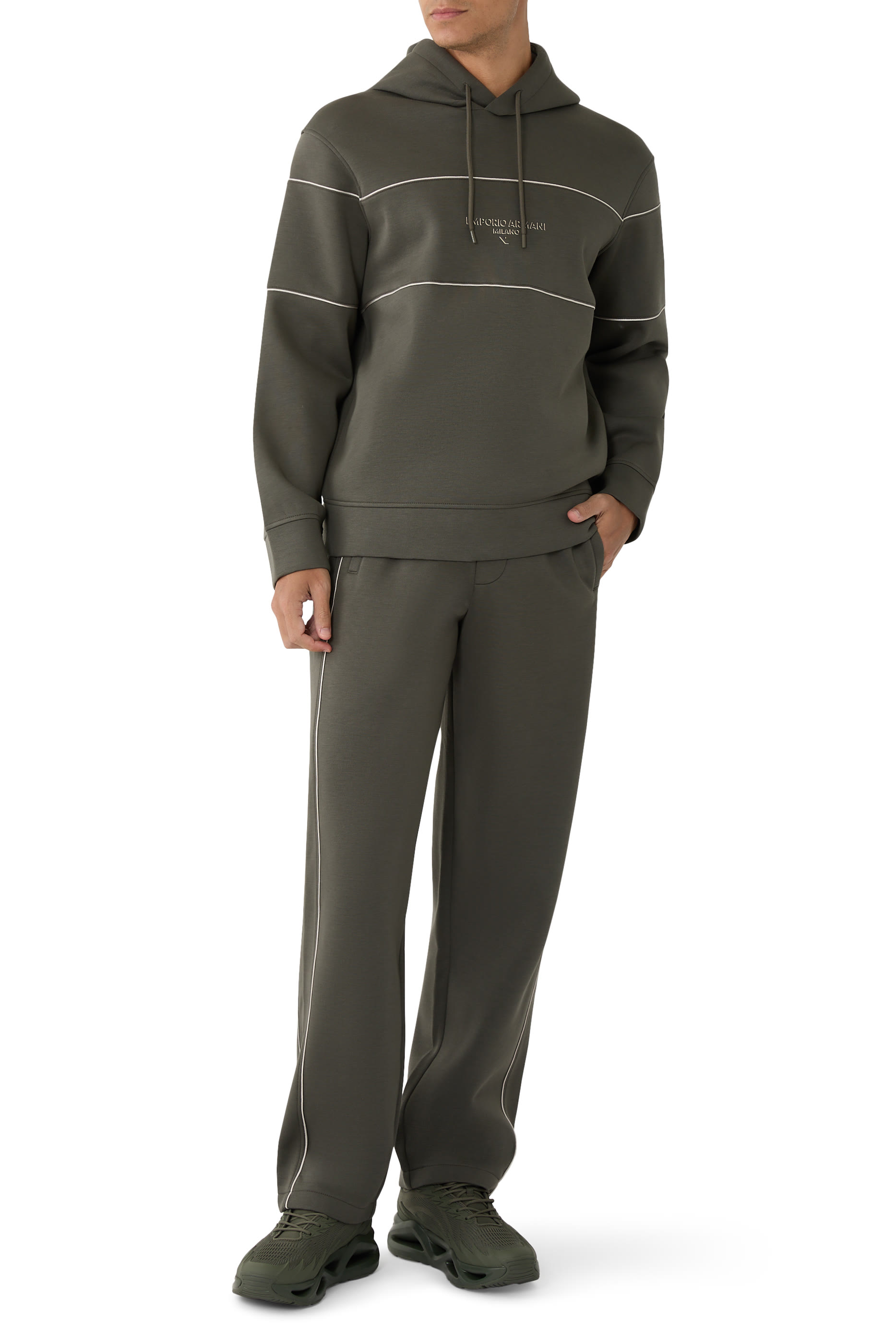 Double-Jersey Hooded Sweatshirt