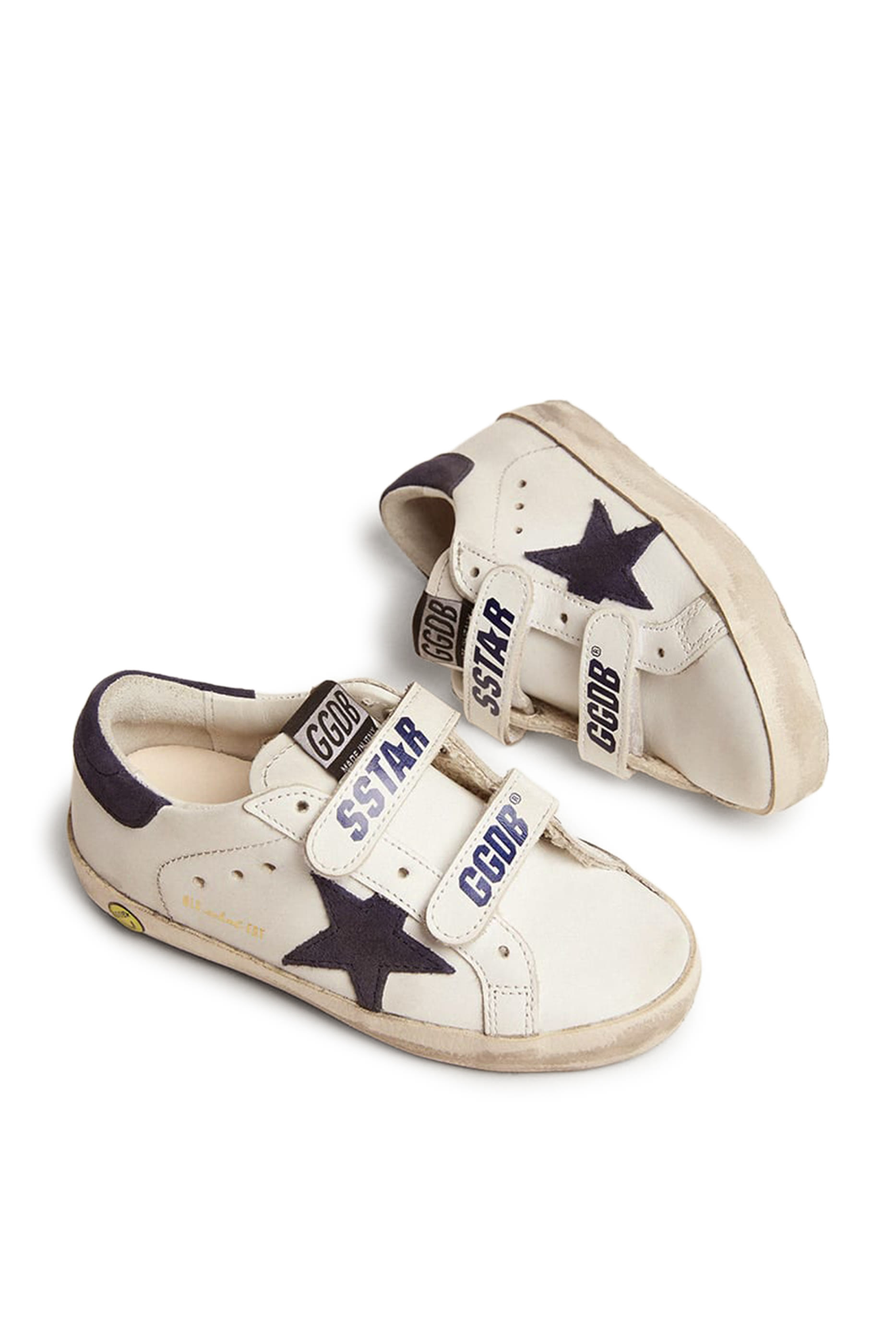 Kids Old School Leather Sneakers