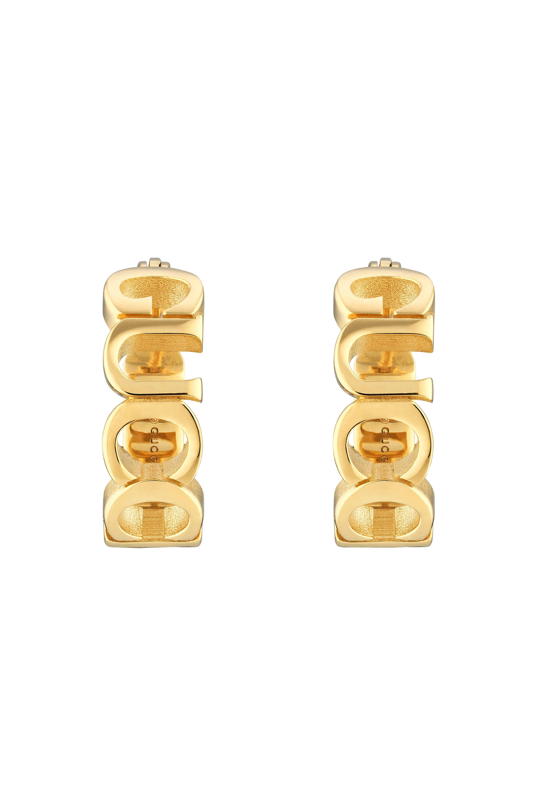 Letter Hoop Earrings