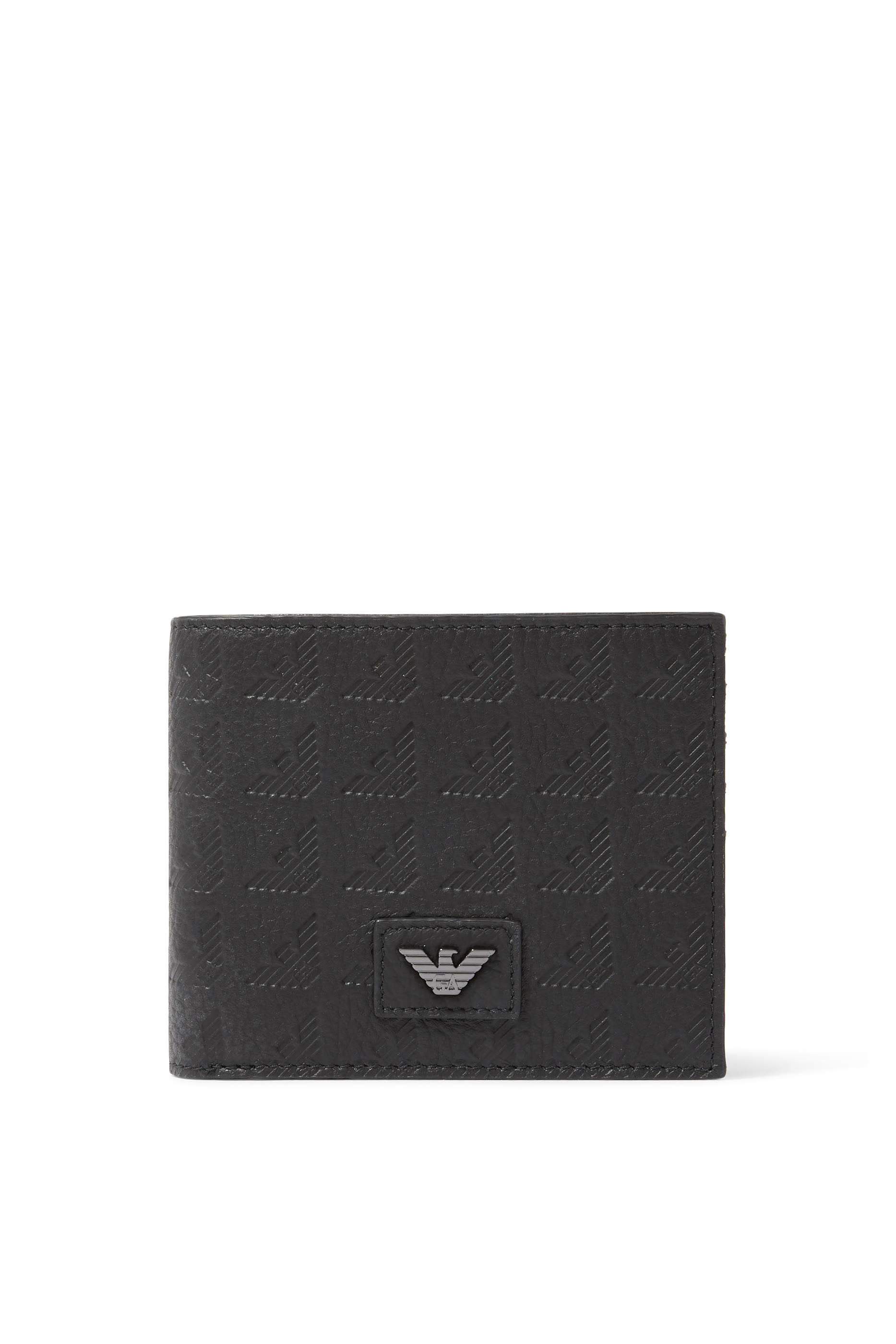Embossed Logo Bi-Fold Wallet 
