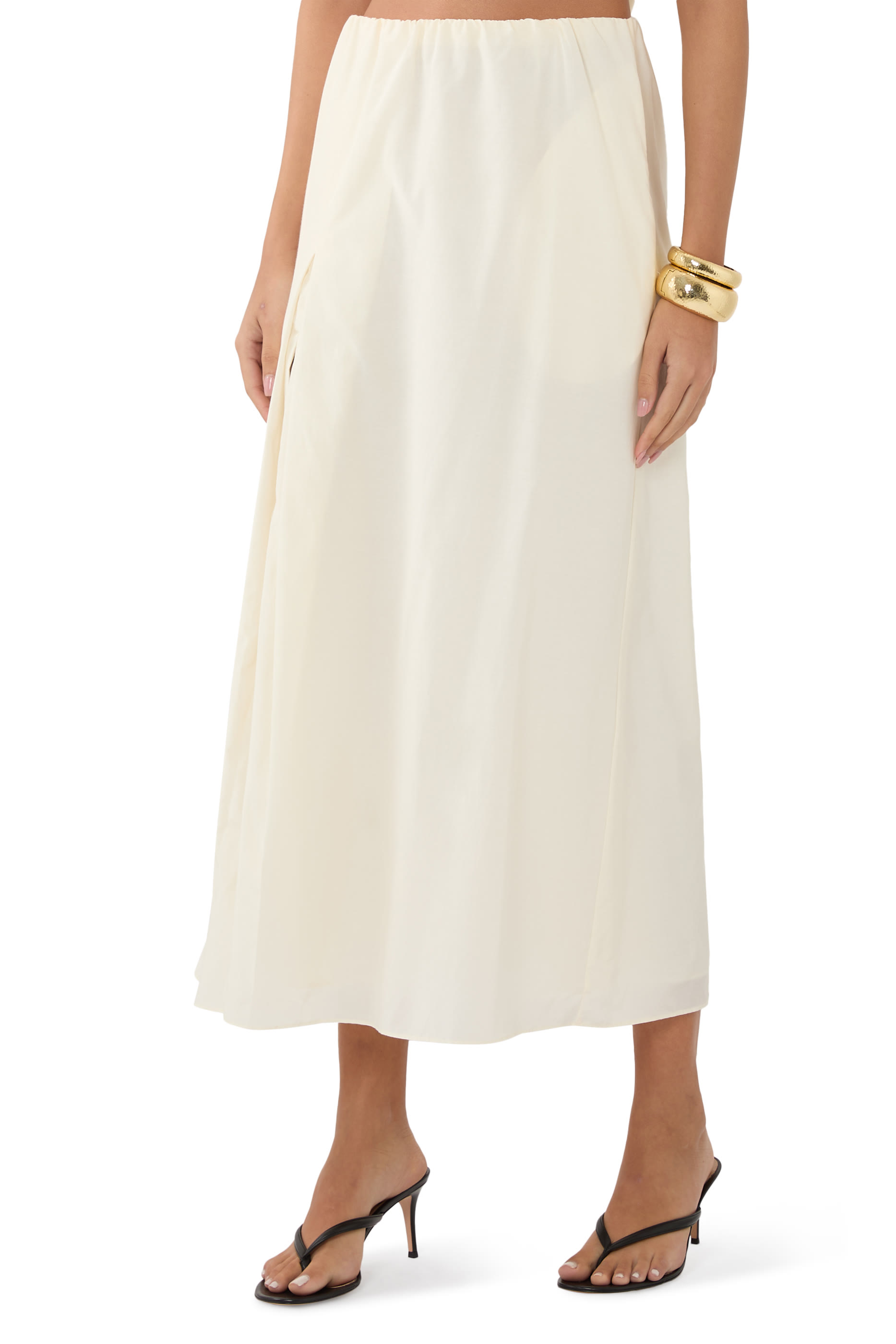 Carmen Cotton Silk Voile Skirt