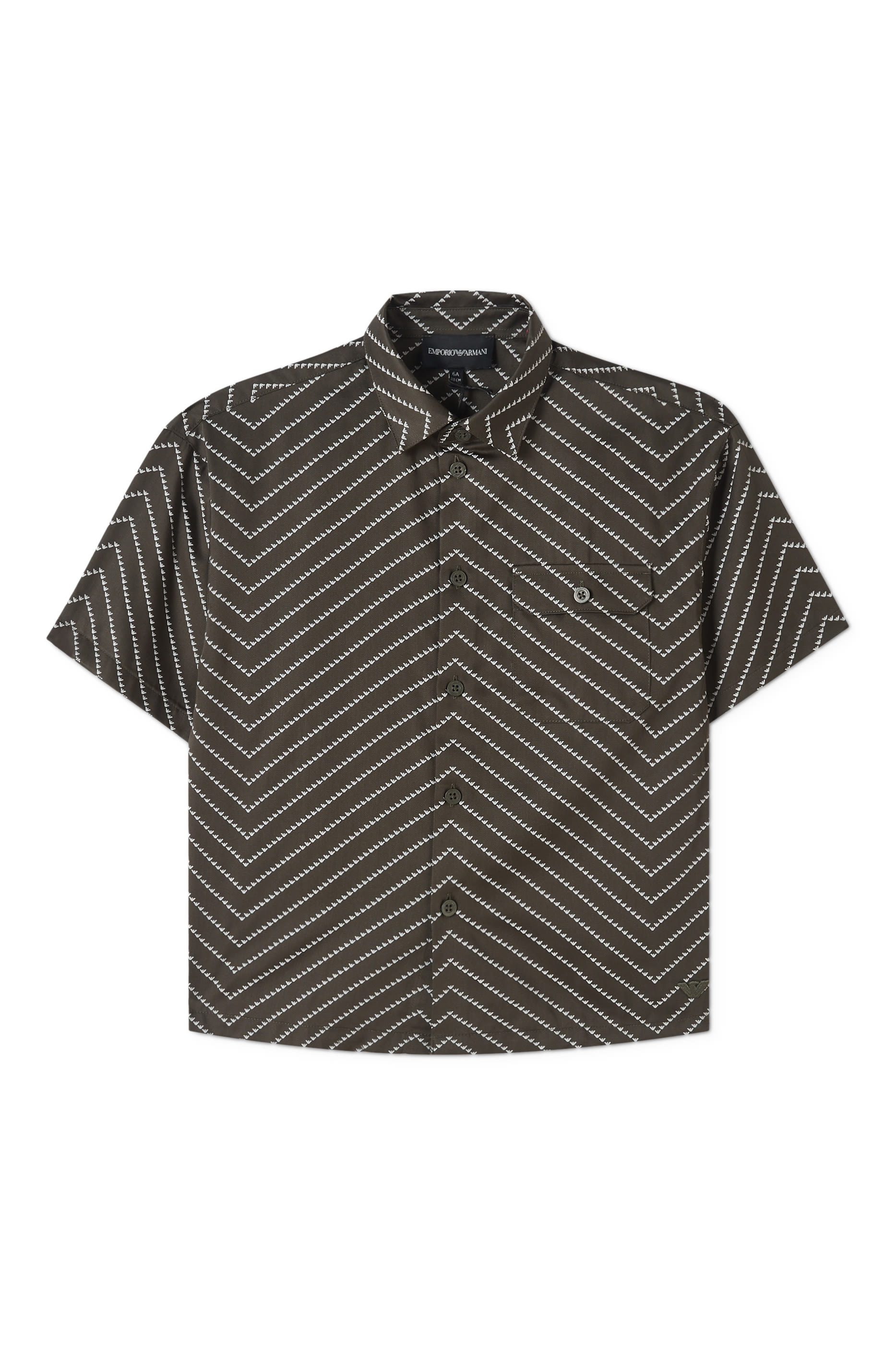 Diagional Marco Strip Effect Shirt 