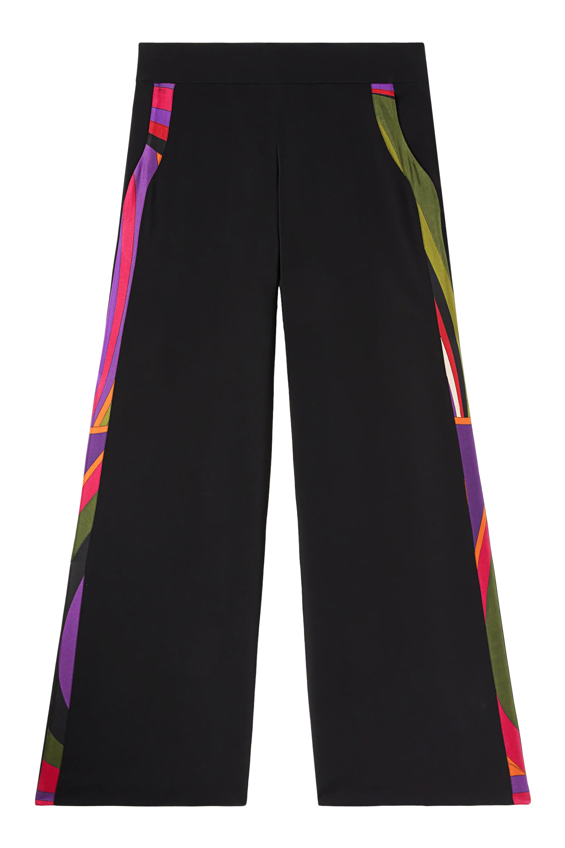 Trousers with Printed Iride Details 
