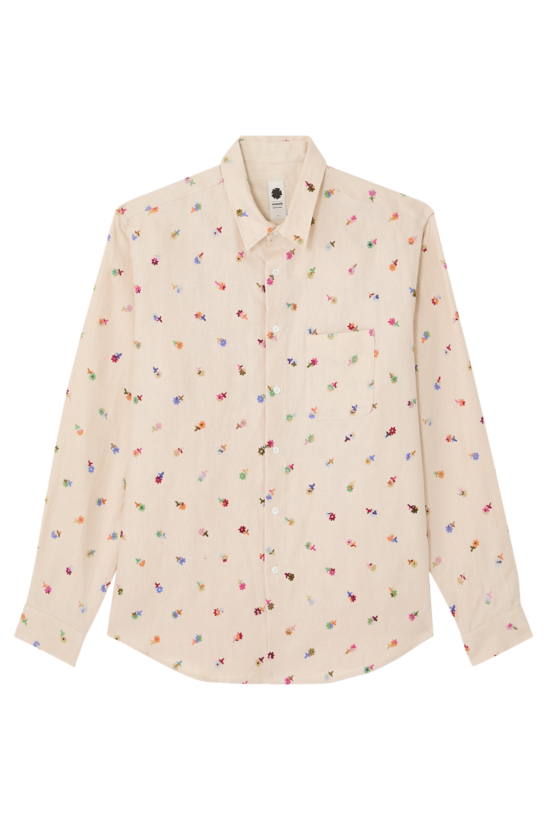 Floral Embroidered Overshirt