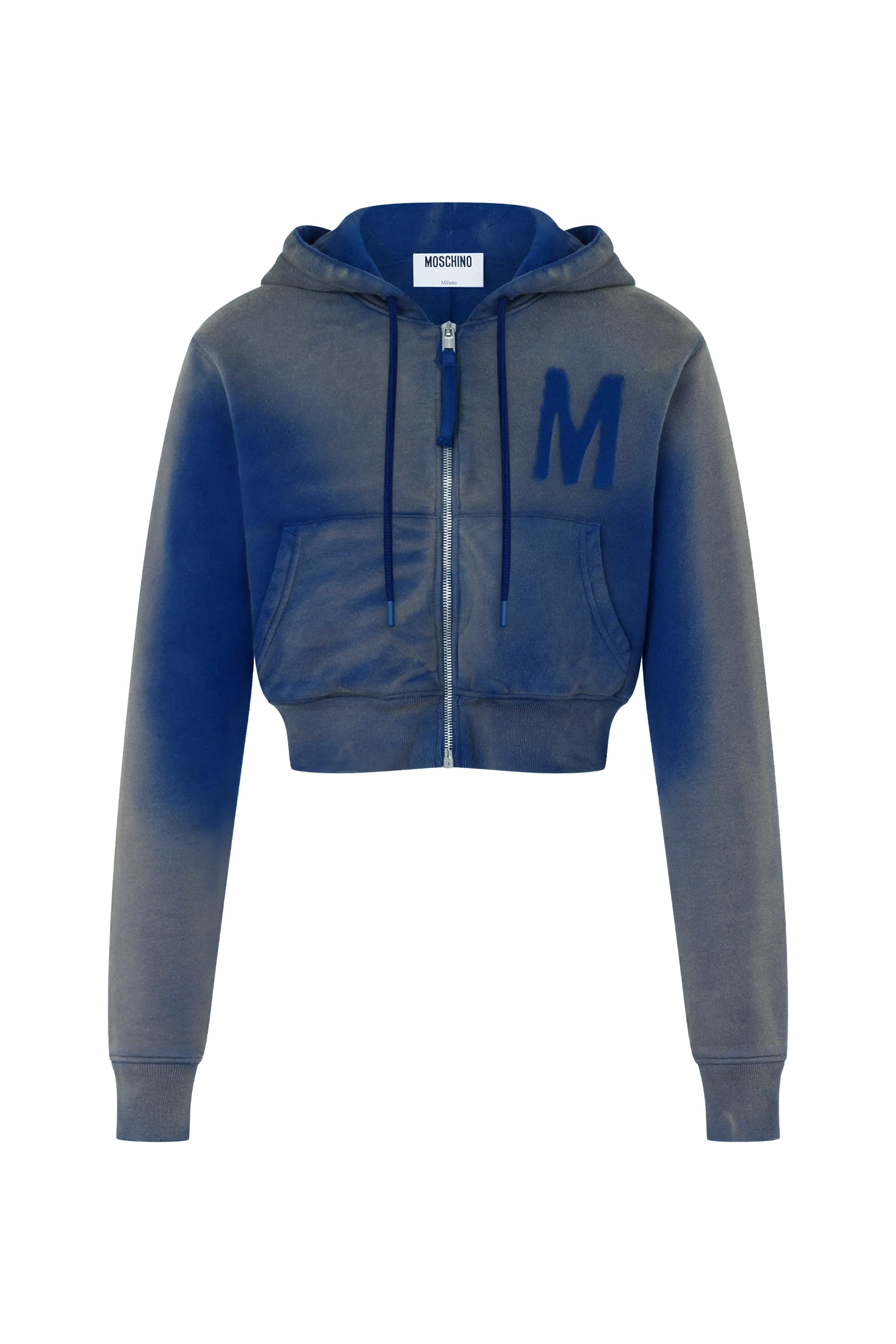 Printed Organic Cotton Crop Sweatshirt