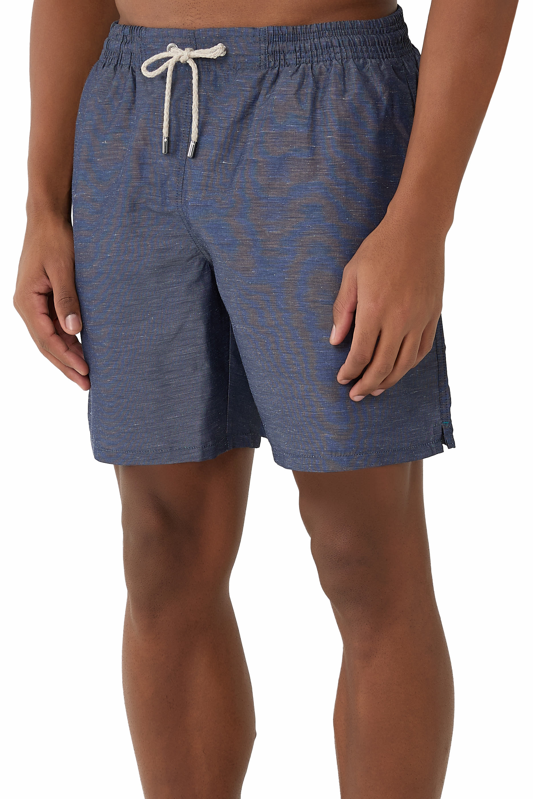  Linen Blend Swim Shorts