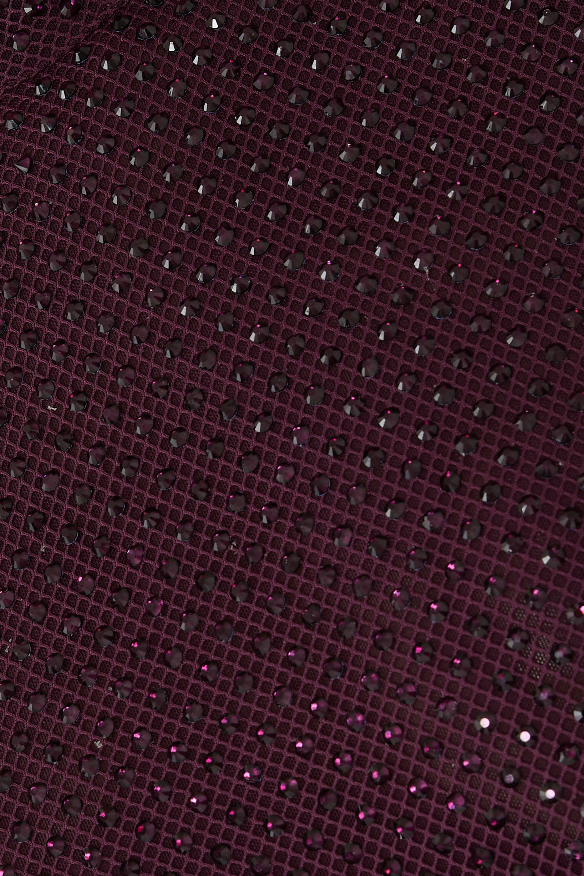 Rhinestone Fishnet Midi Dress