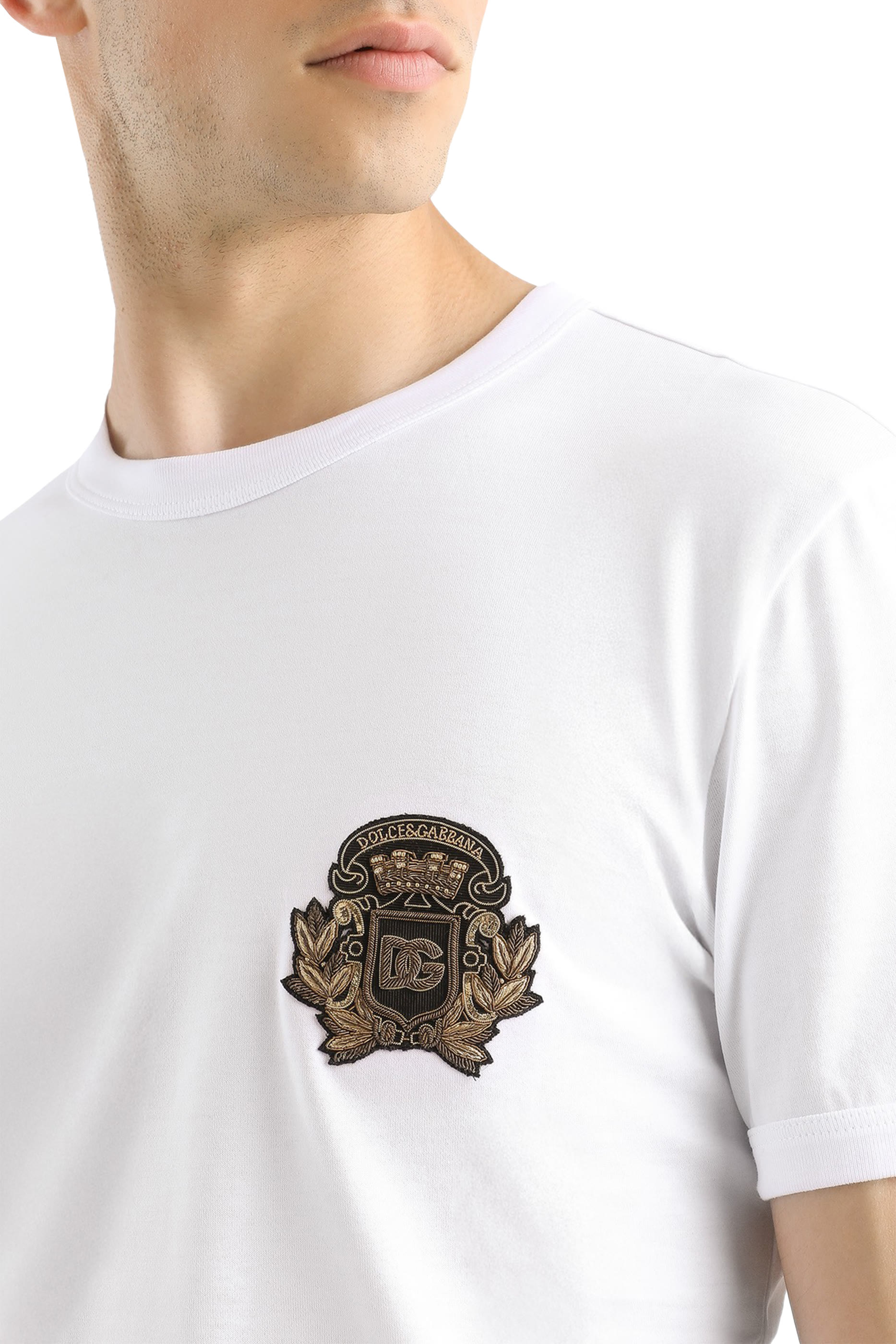 Heraldic Patch Cotton T-Shirt