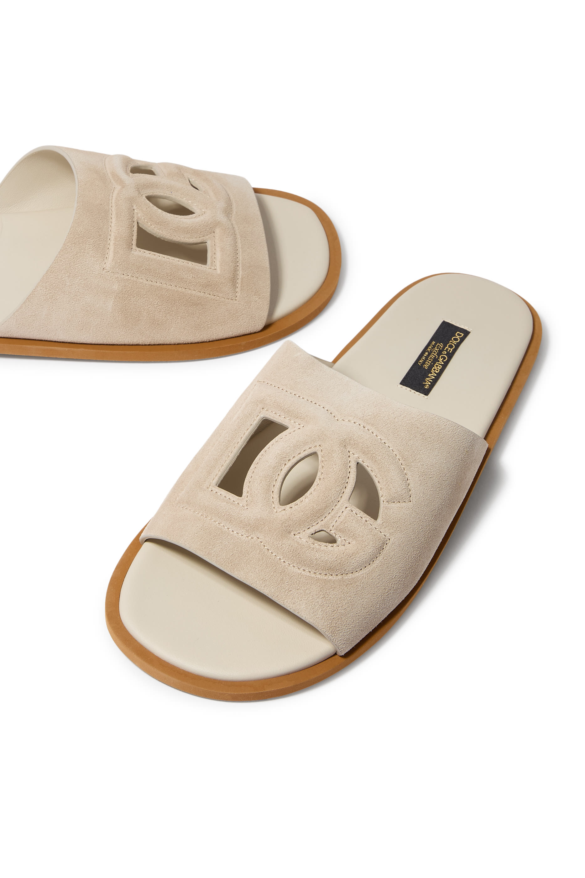 Kids DG Suede Slides 