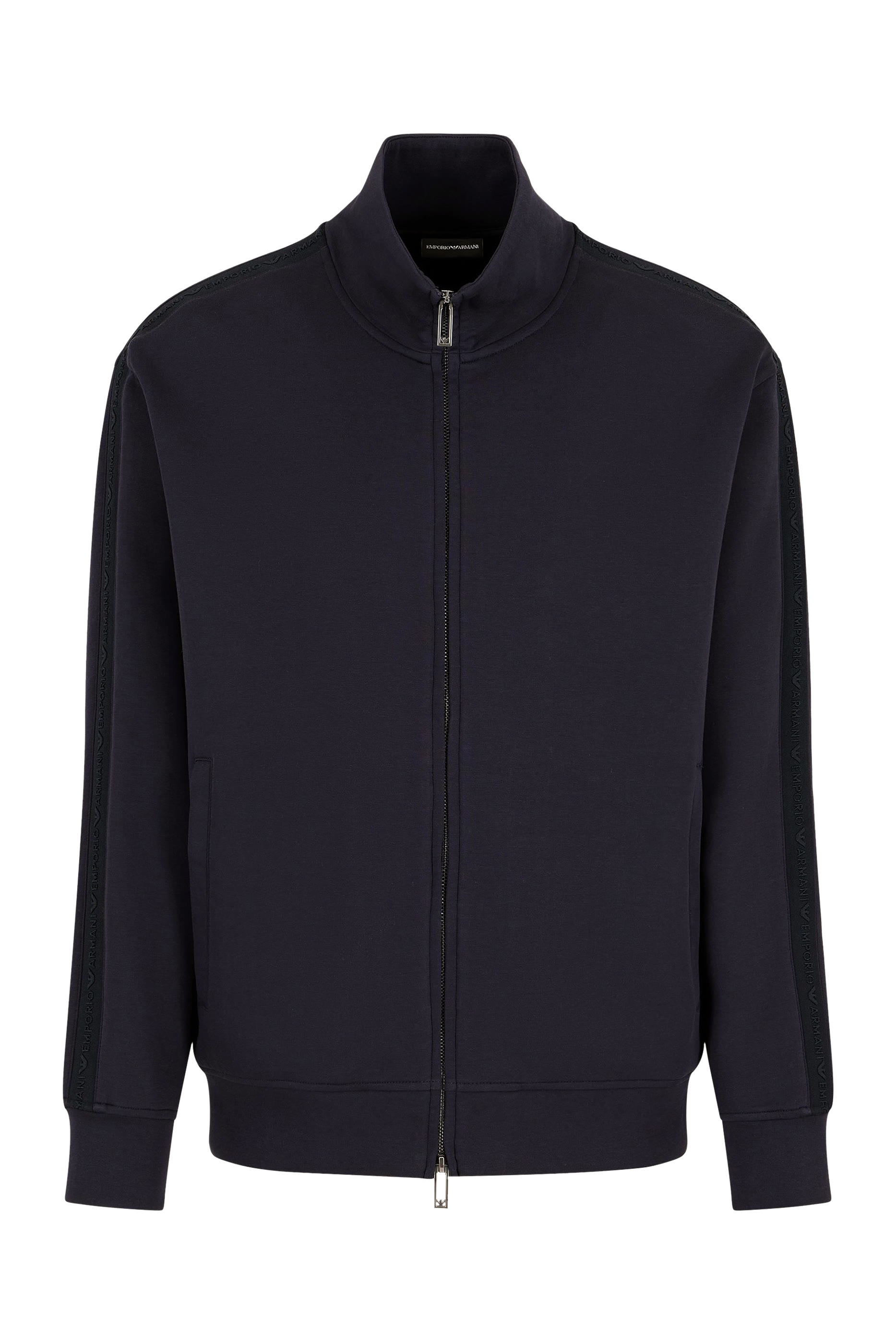 Jersey Zip-Up Sweatshirt