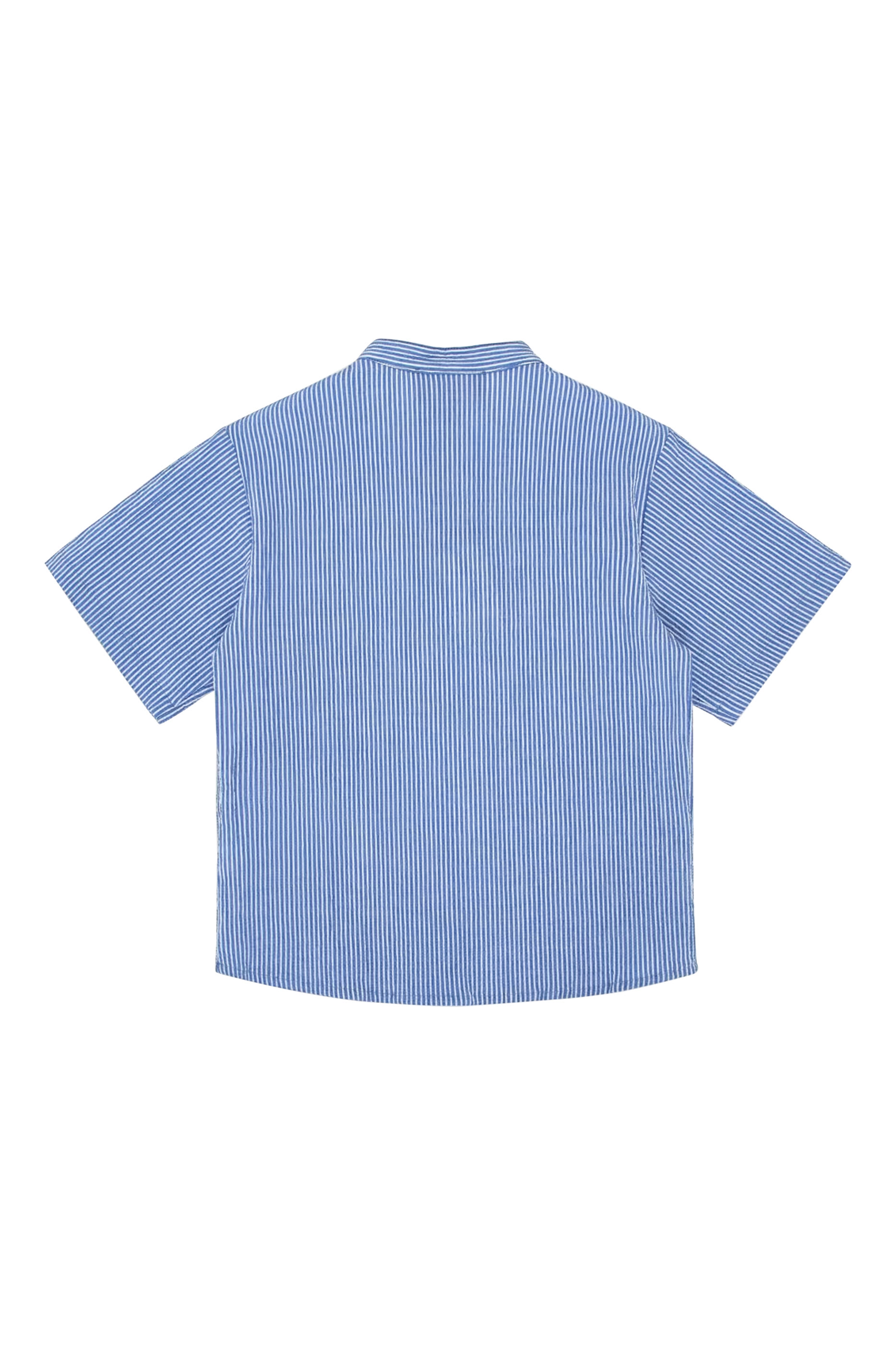 Kids  Striped Logo Shirt