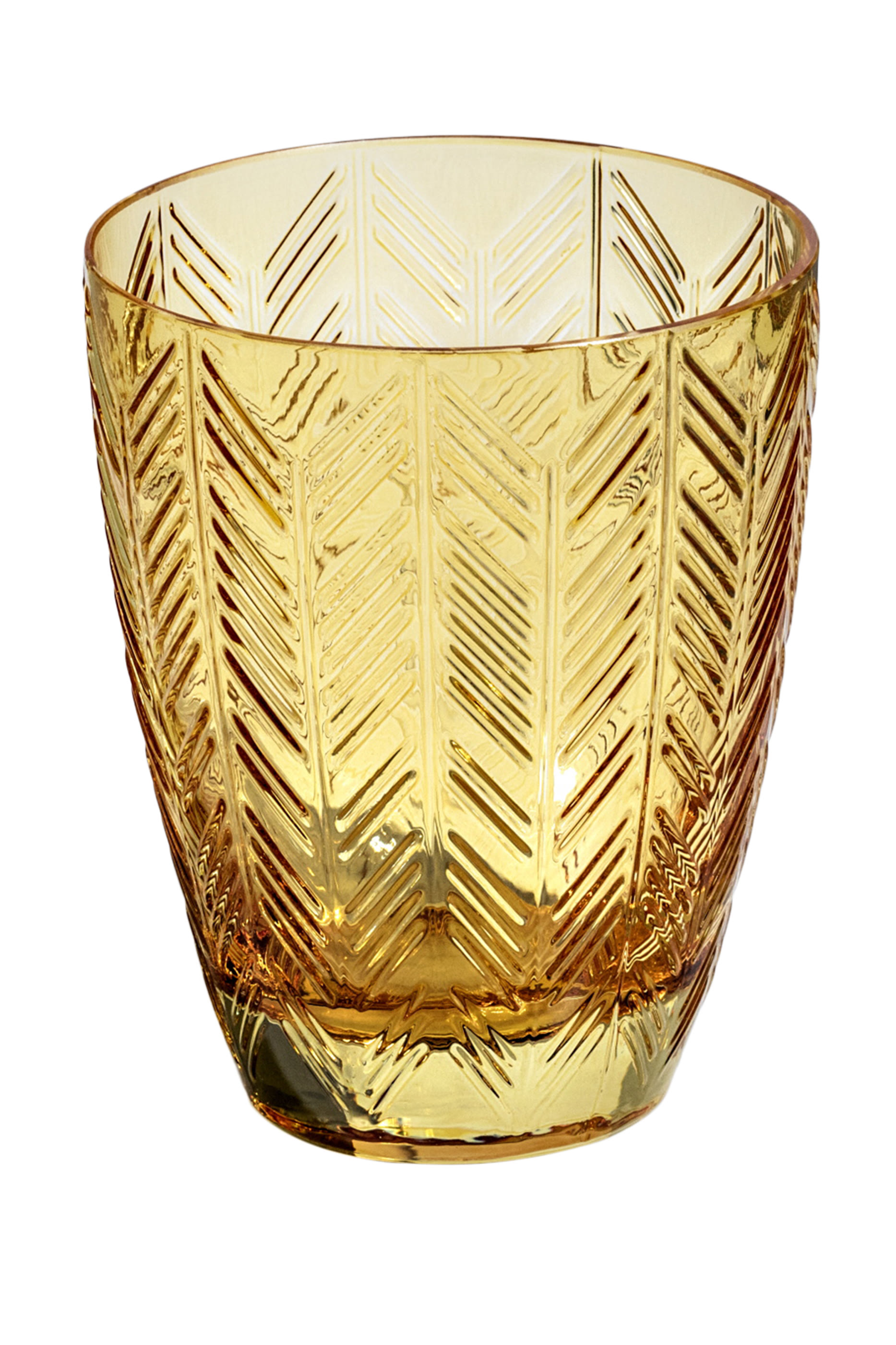 Zig Zag Water Glass