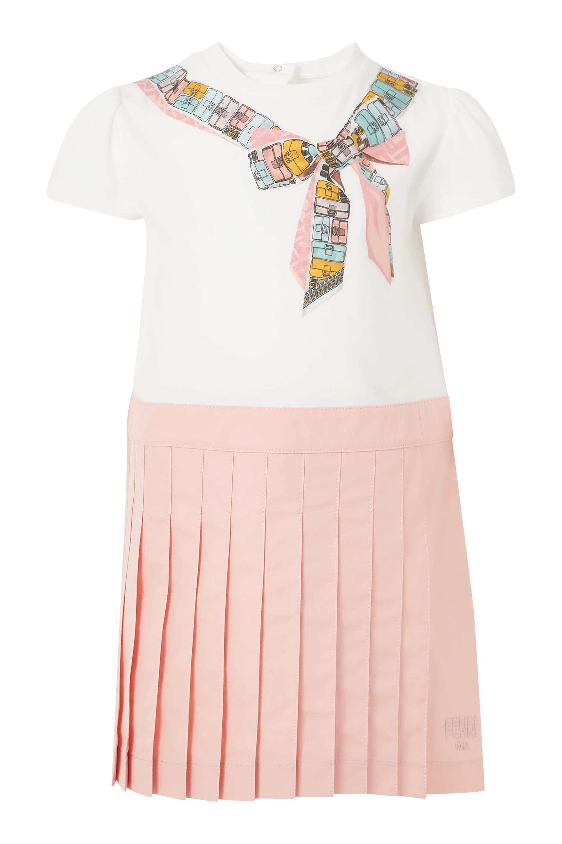 Kids  Short Sleeves Dress 