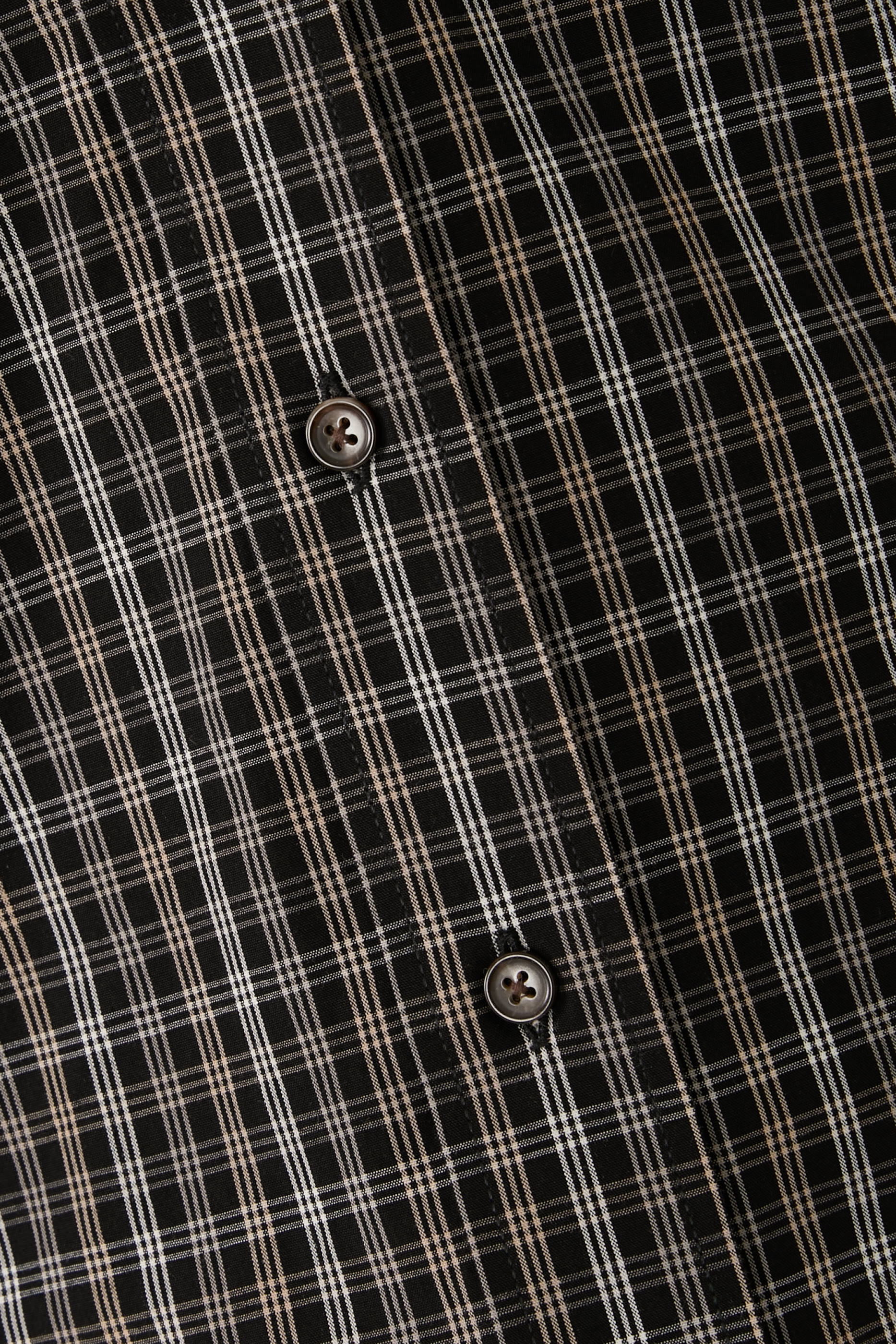  Checked Shaped Shirt