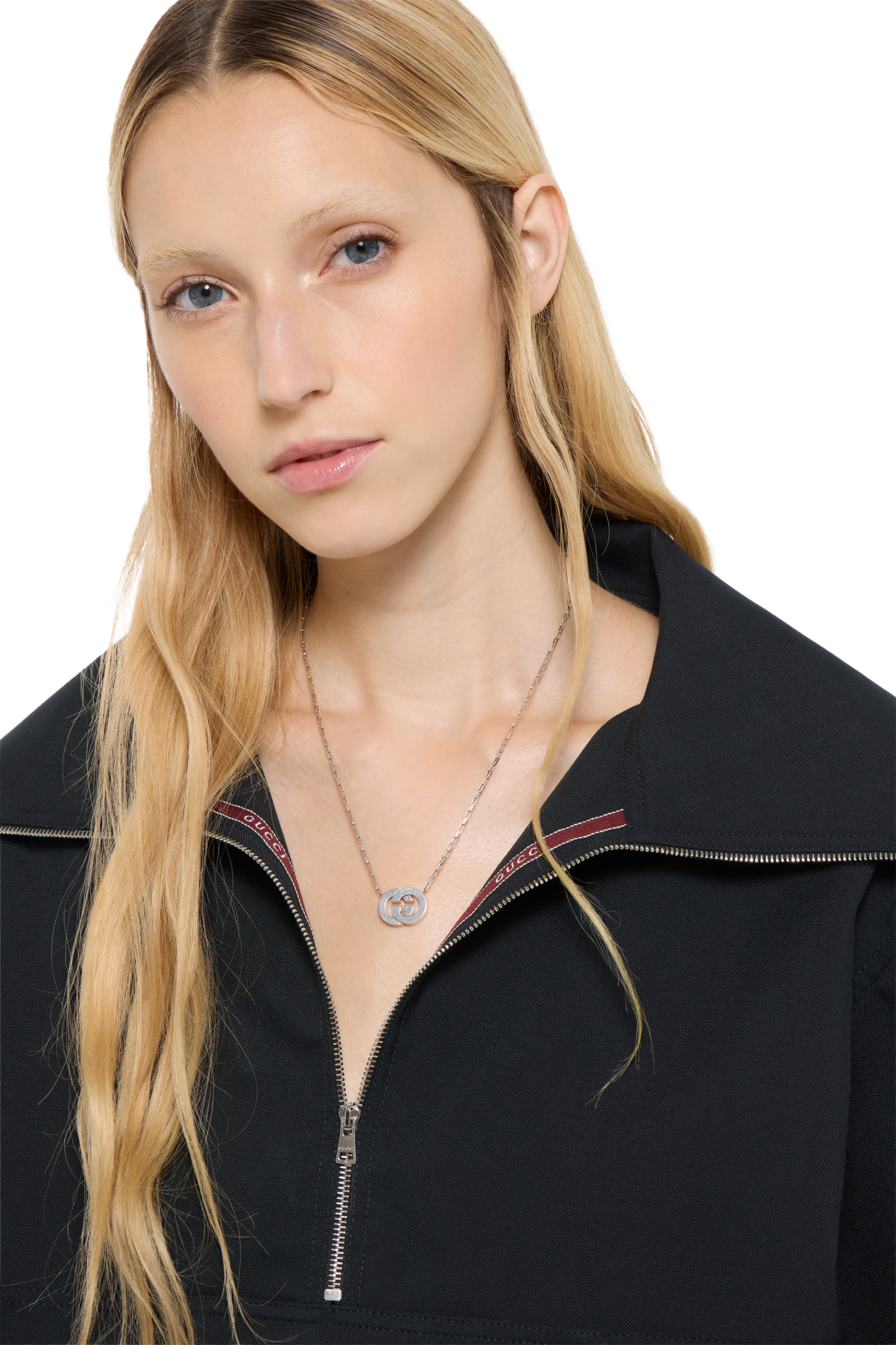 Wool Sweater with Gucci Detail