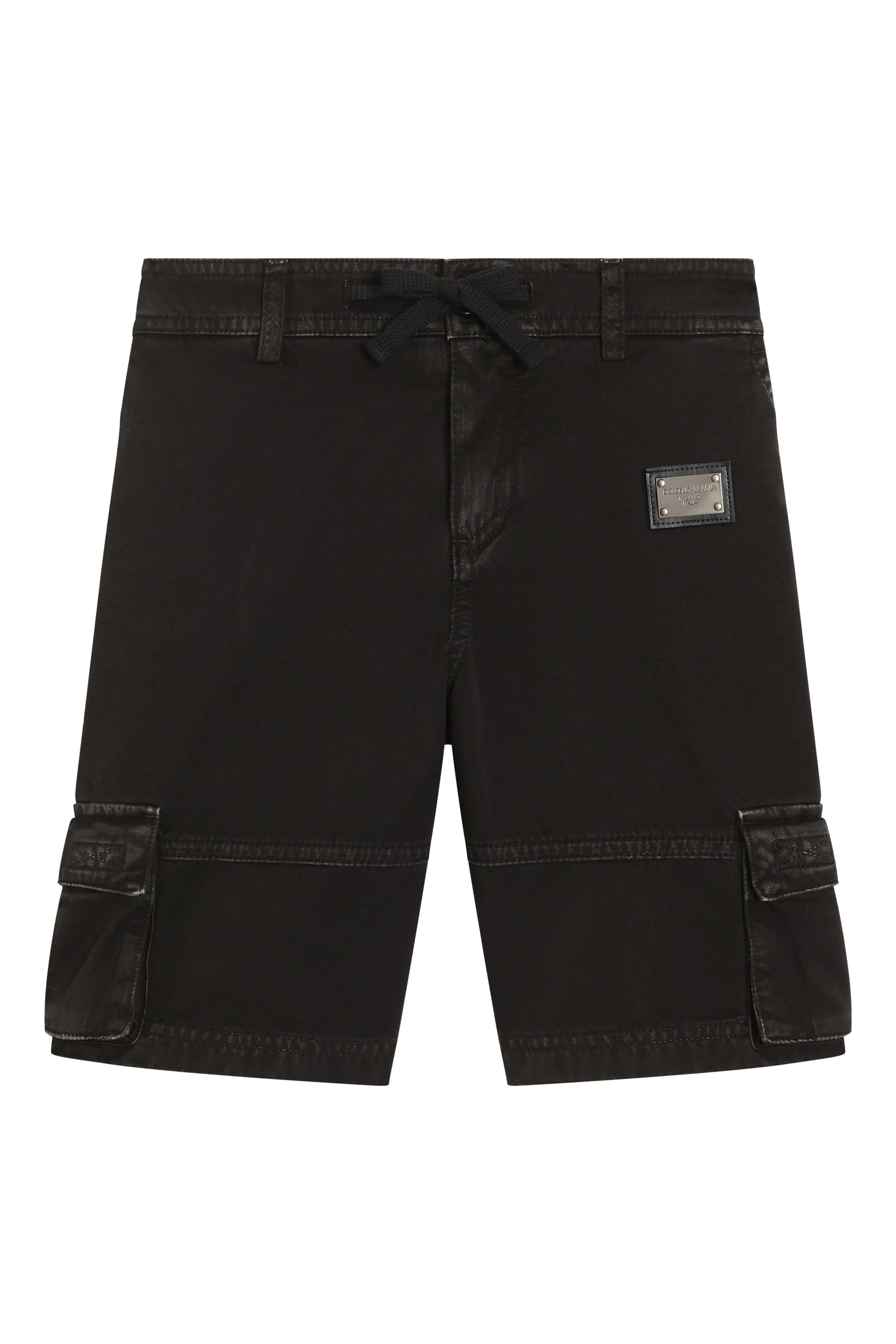 Kids Gabardine Logo Shorts