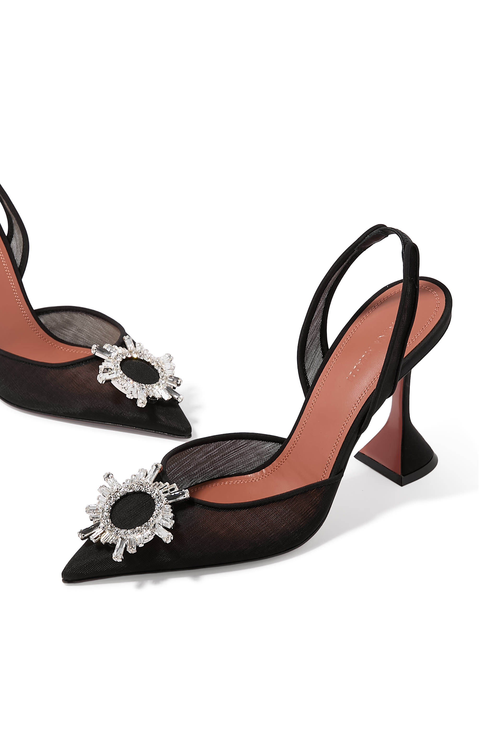 Begum Mesh 95 Slingback Pumps