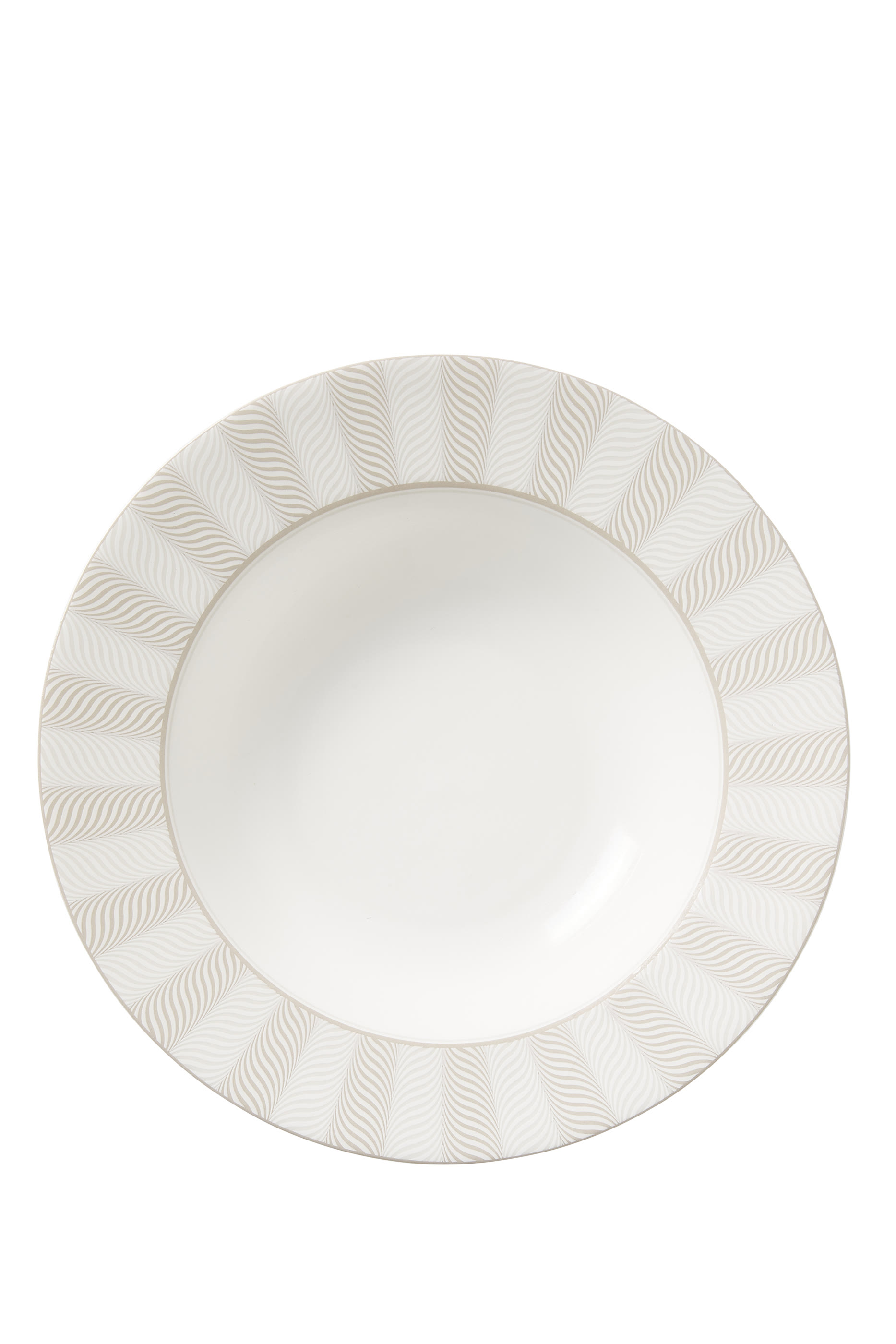 Bakewell Taupe Classic Large Rim Bowl