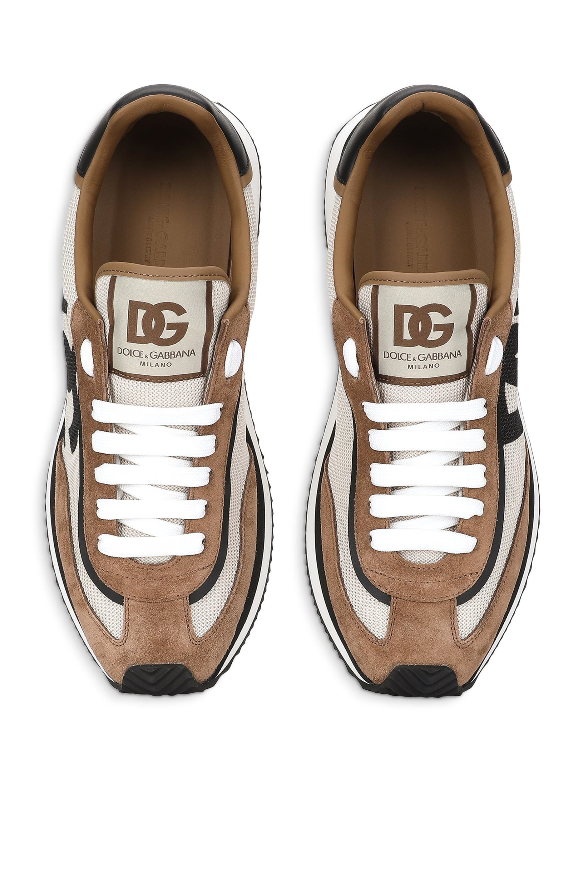 Mixed-Material DG Cushion Sneakers