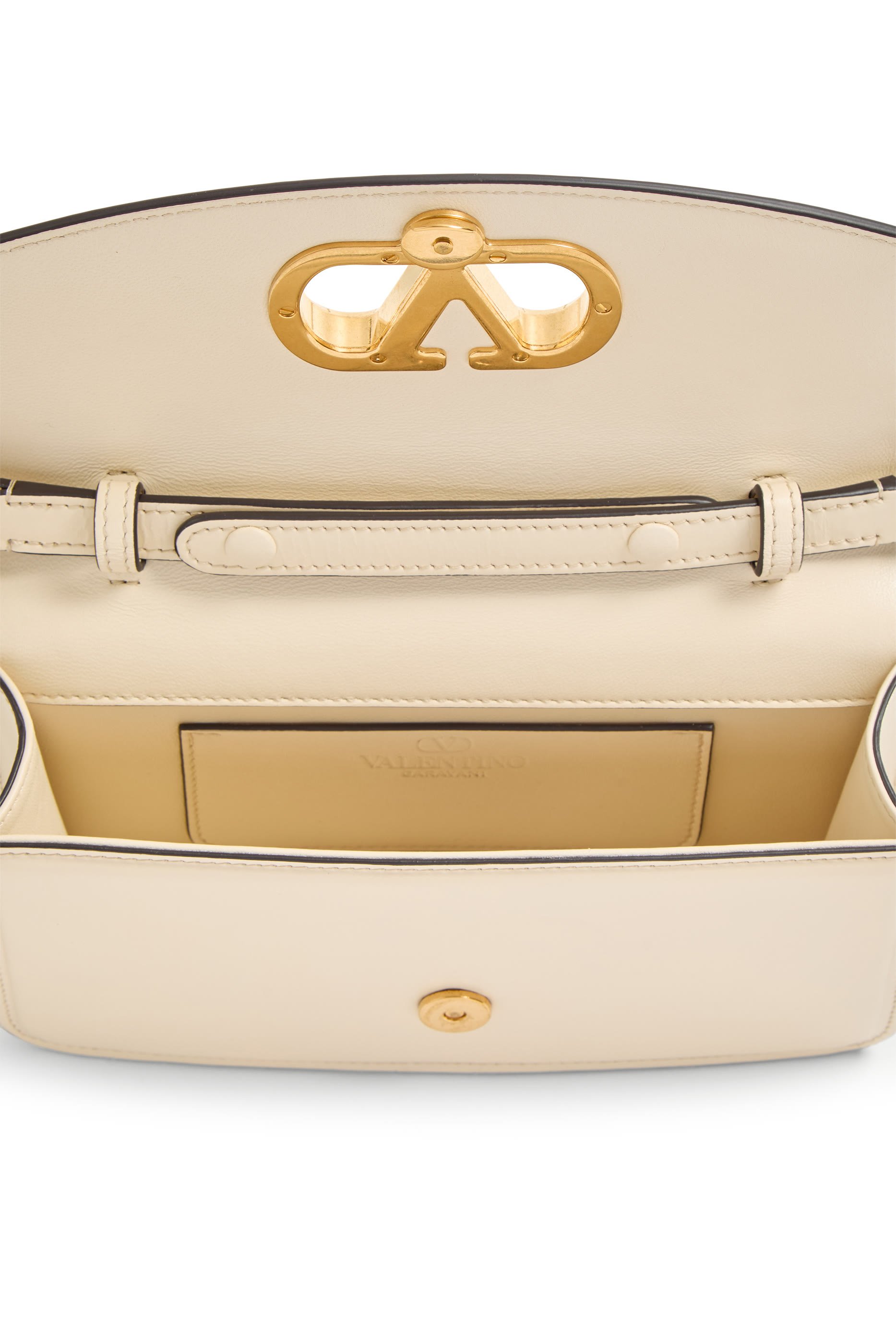 Vain Clutch Bag in Shiny Calfskin Leather