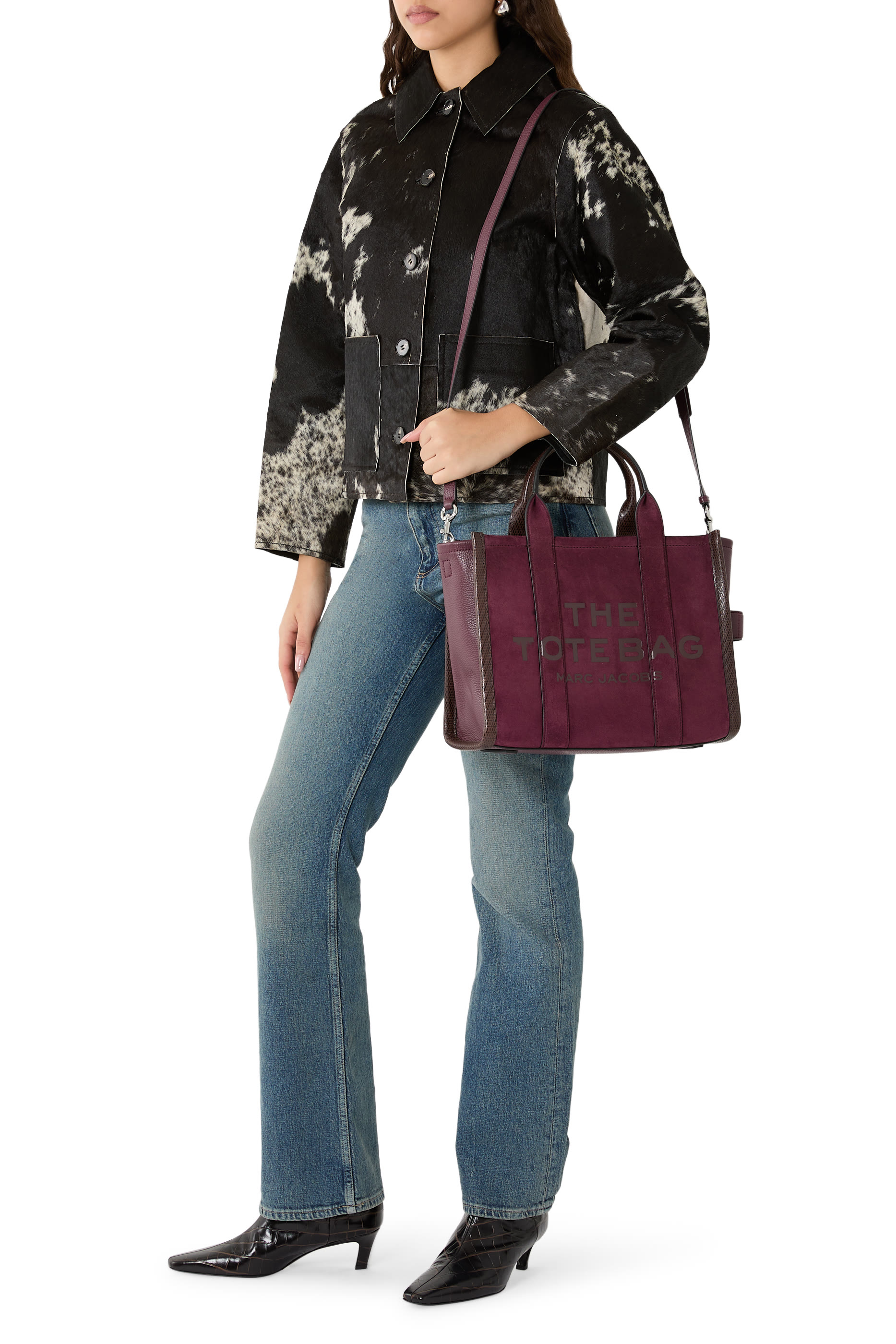 The Suede Medium Tote Bag