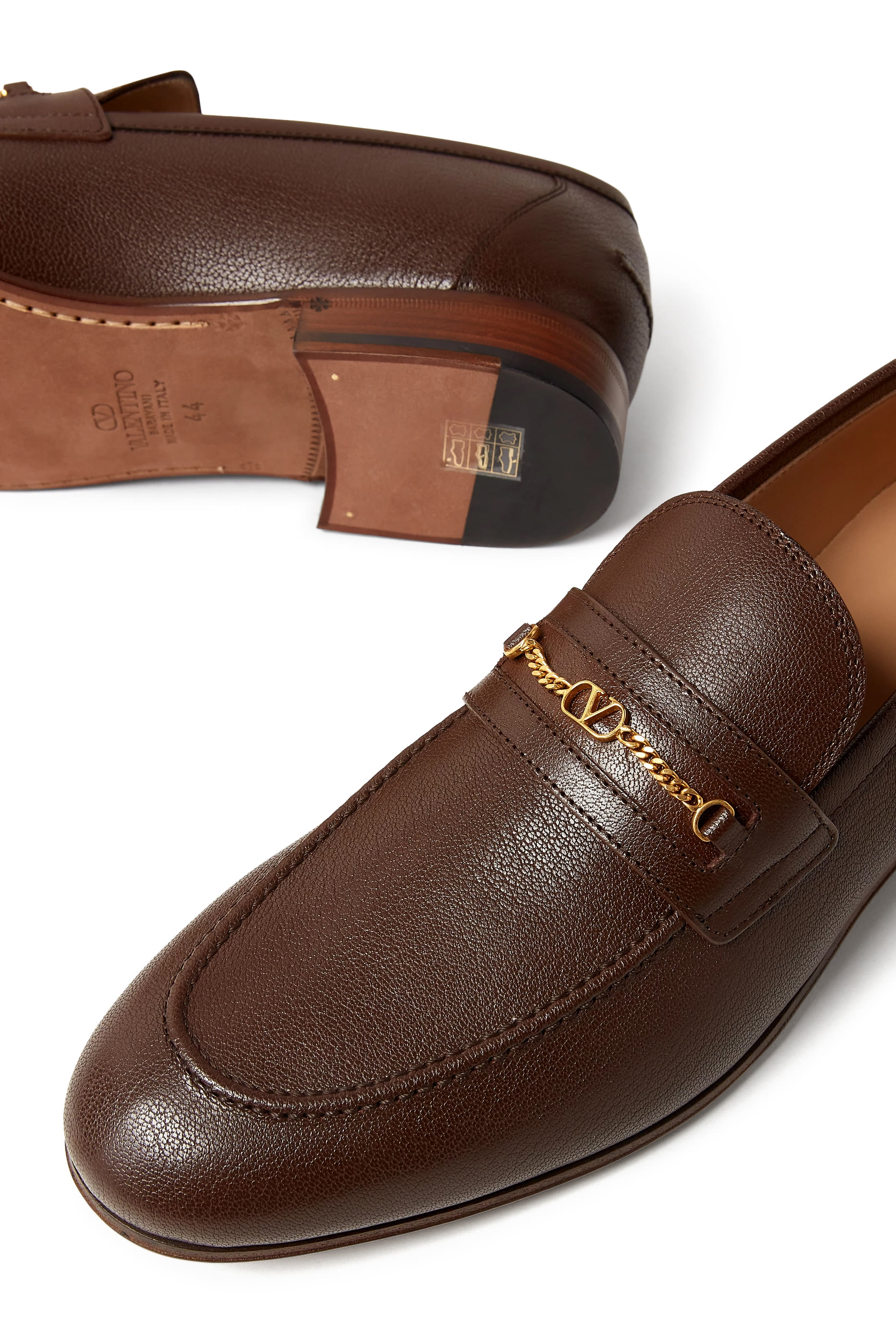  VLogo Signature Kidskin Loafers