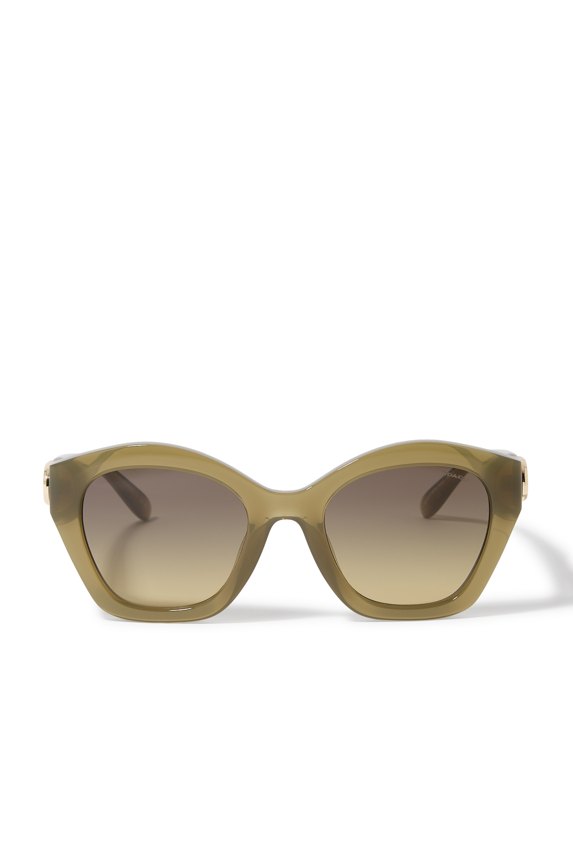 Full Fit Maxi Sculpted C Square Cat Eye Sunglasses