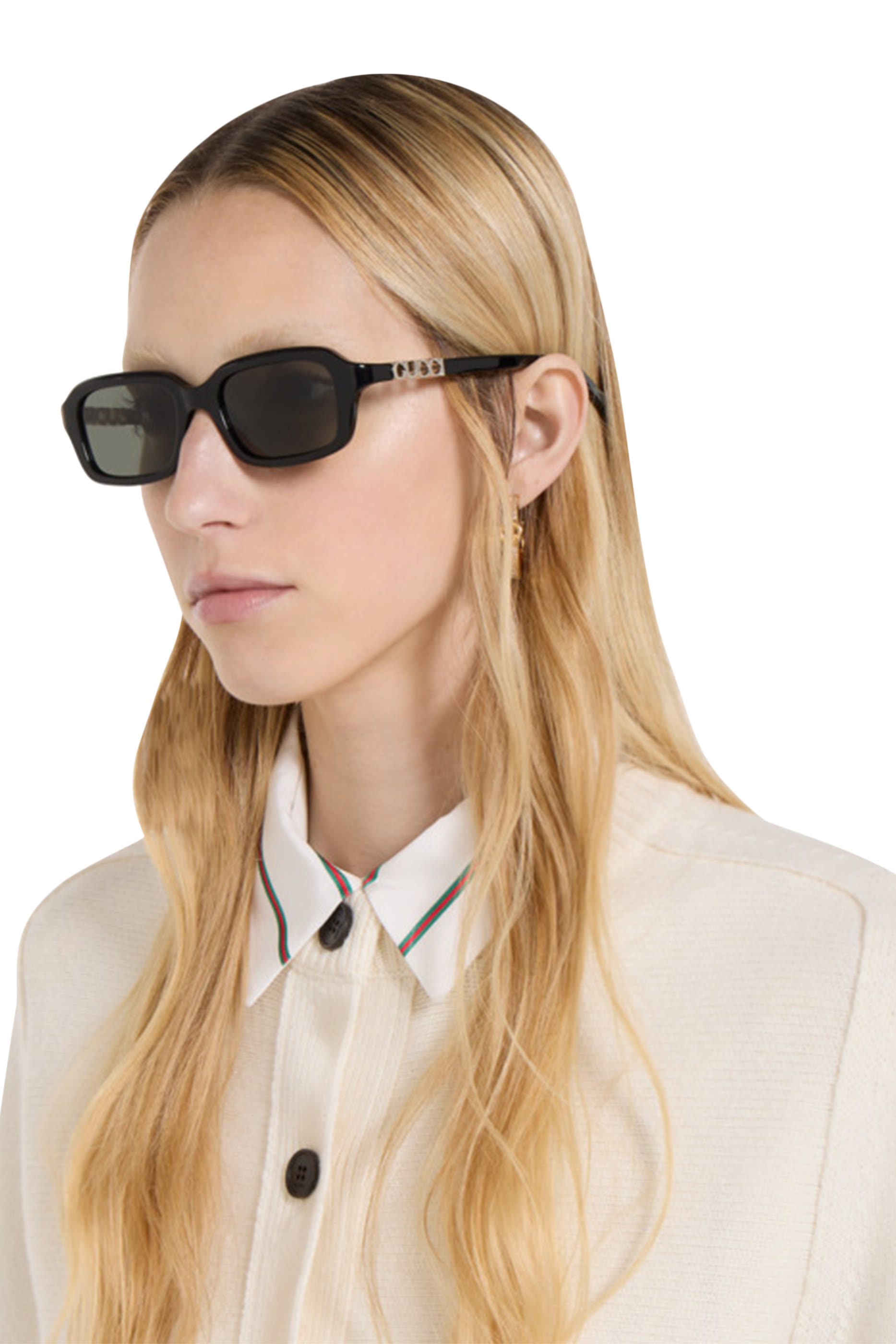 Rectangular Frame Sunglasses