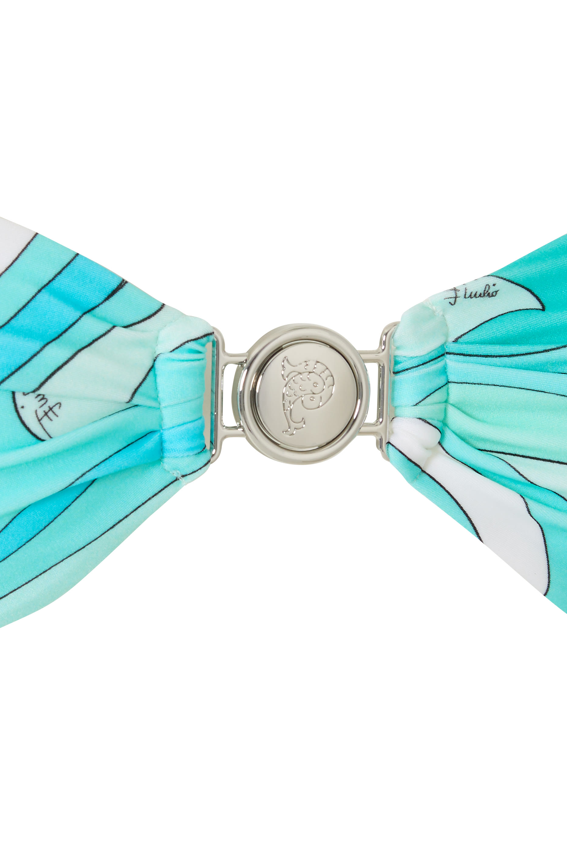 Twist Front Bandeau Bikini Top