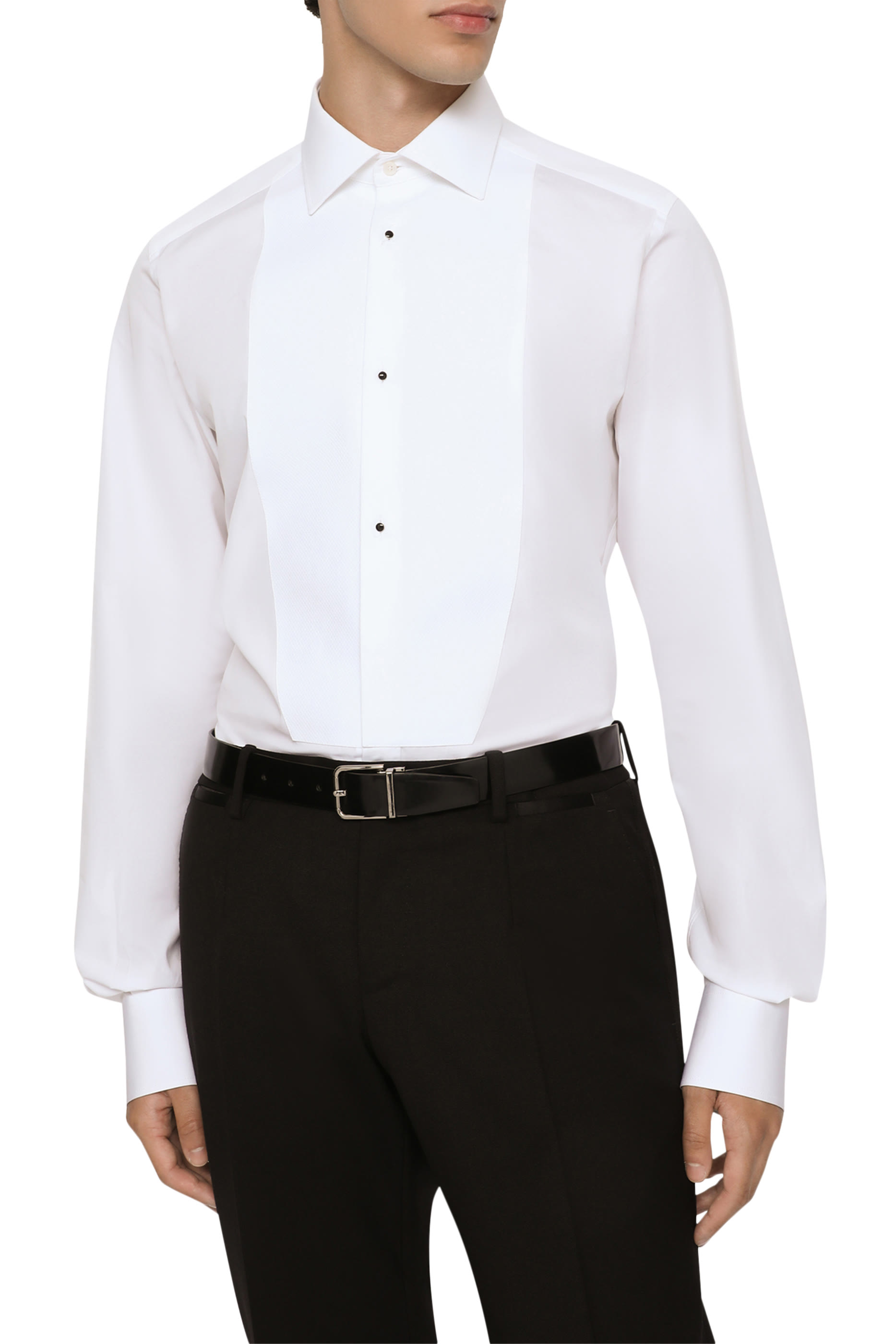Gold Fit Tuxedo Poplin Shirt