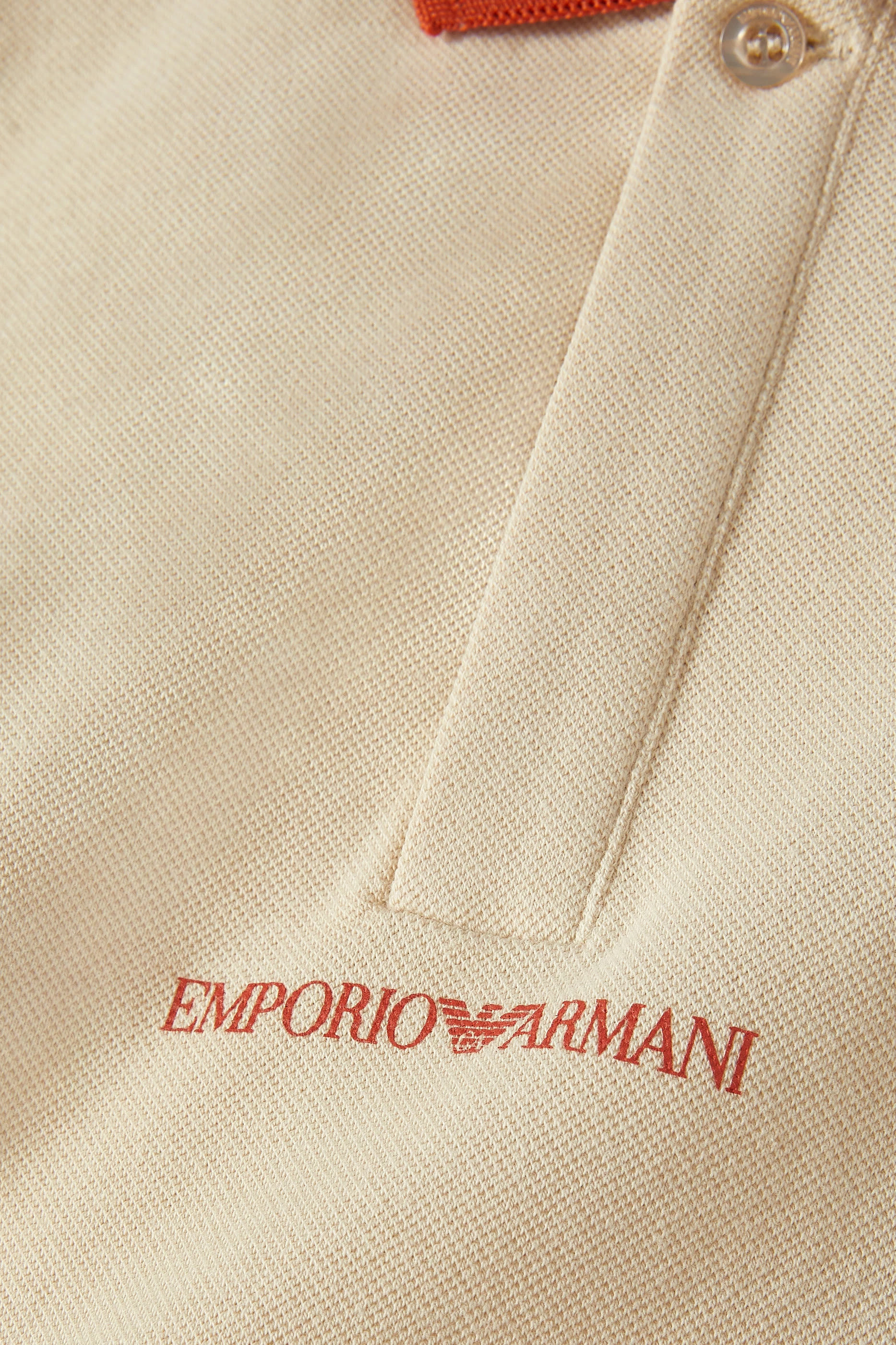 Kids Piqu&eacute; Jersey Polo Shirt with Piping Detail