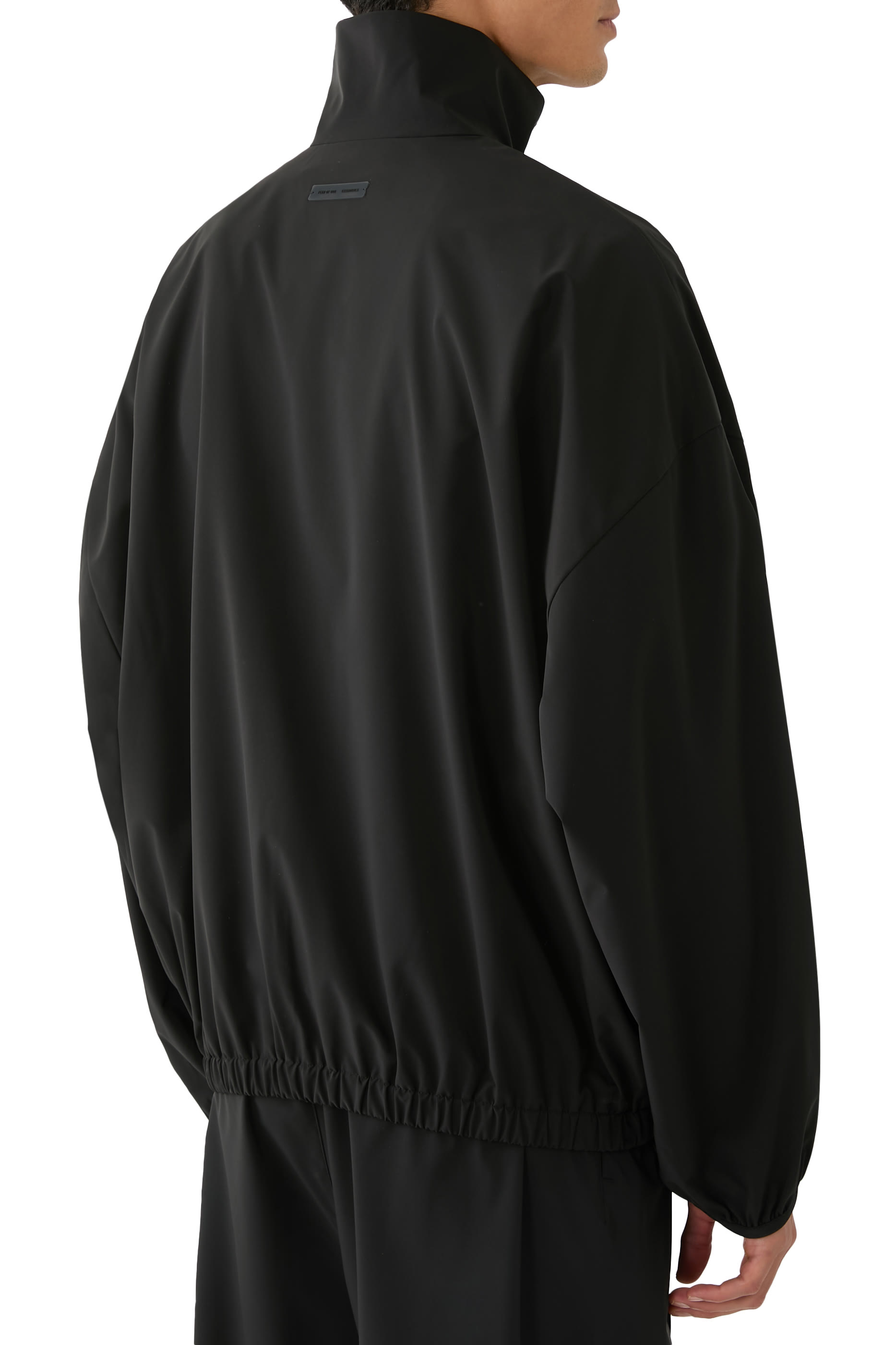  Sporty Nylon Half Zip Jacket