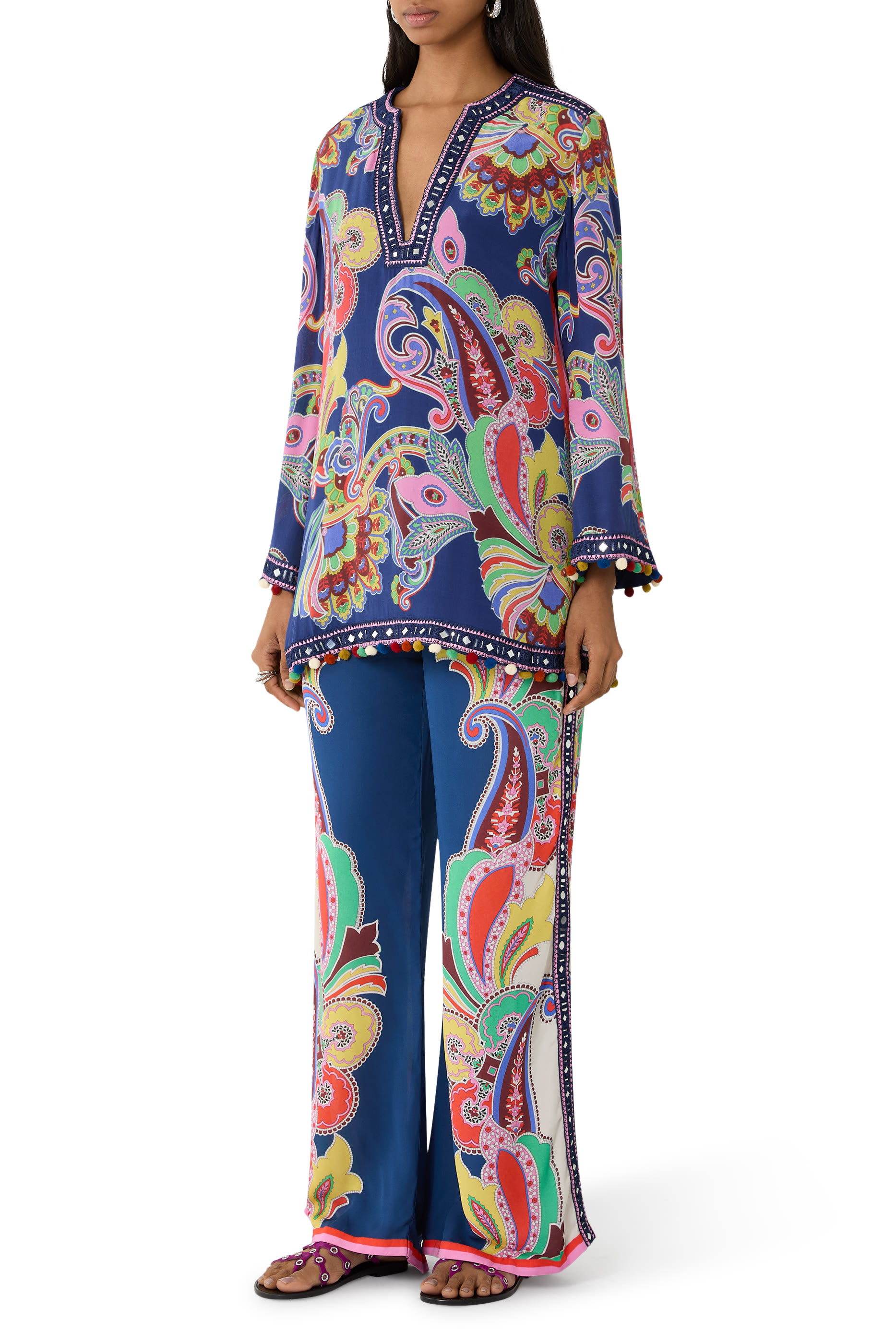 Jamewar Printed Cord Set 