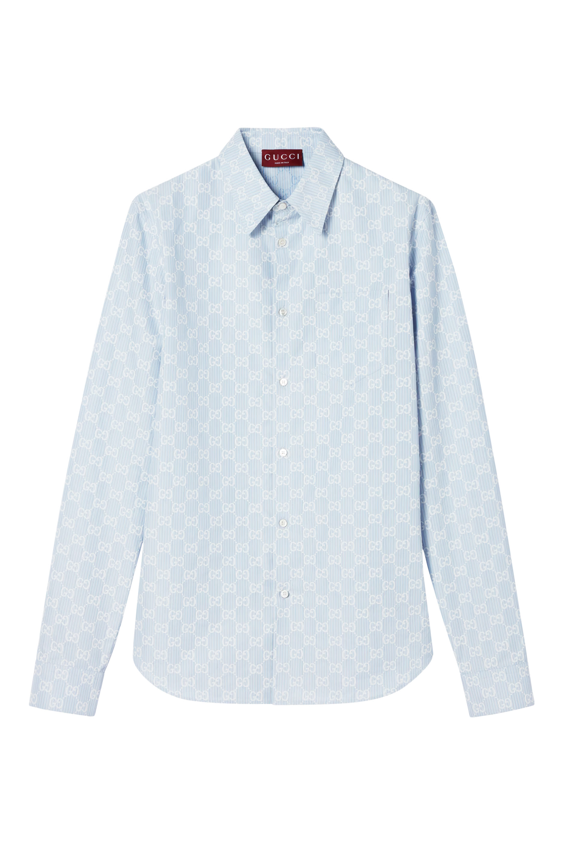  Striped GG Cotton Jacquard Shirt 