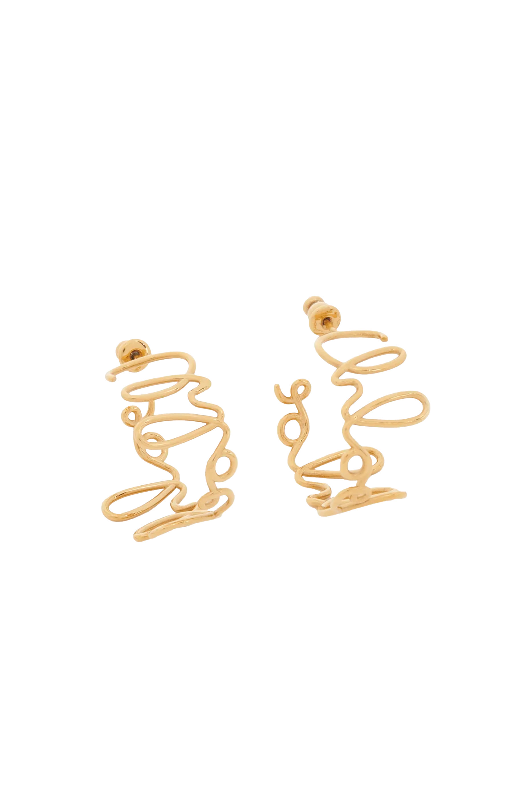 Logo Hoop Earrings