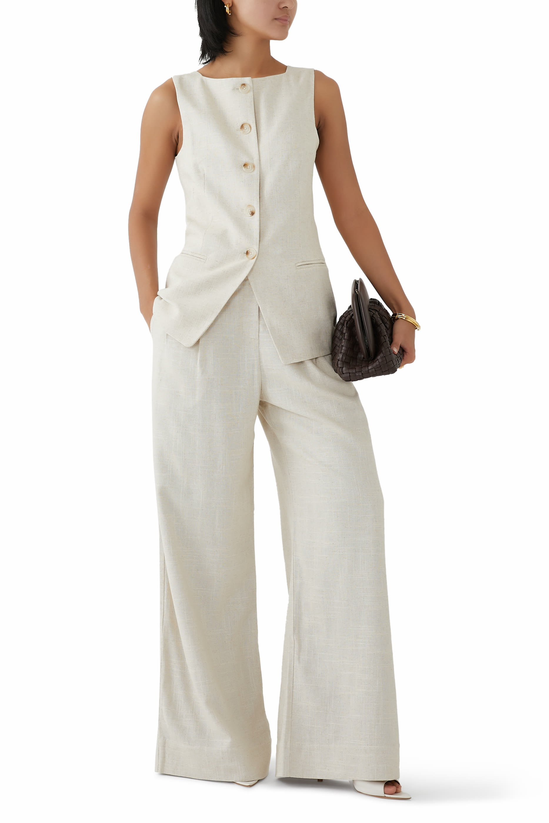 Newman High Waisted Tailored Pants