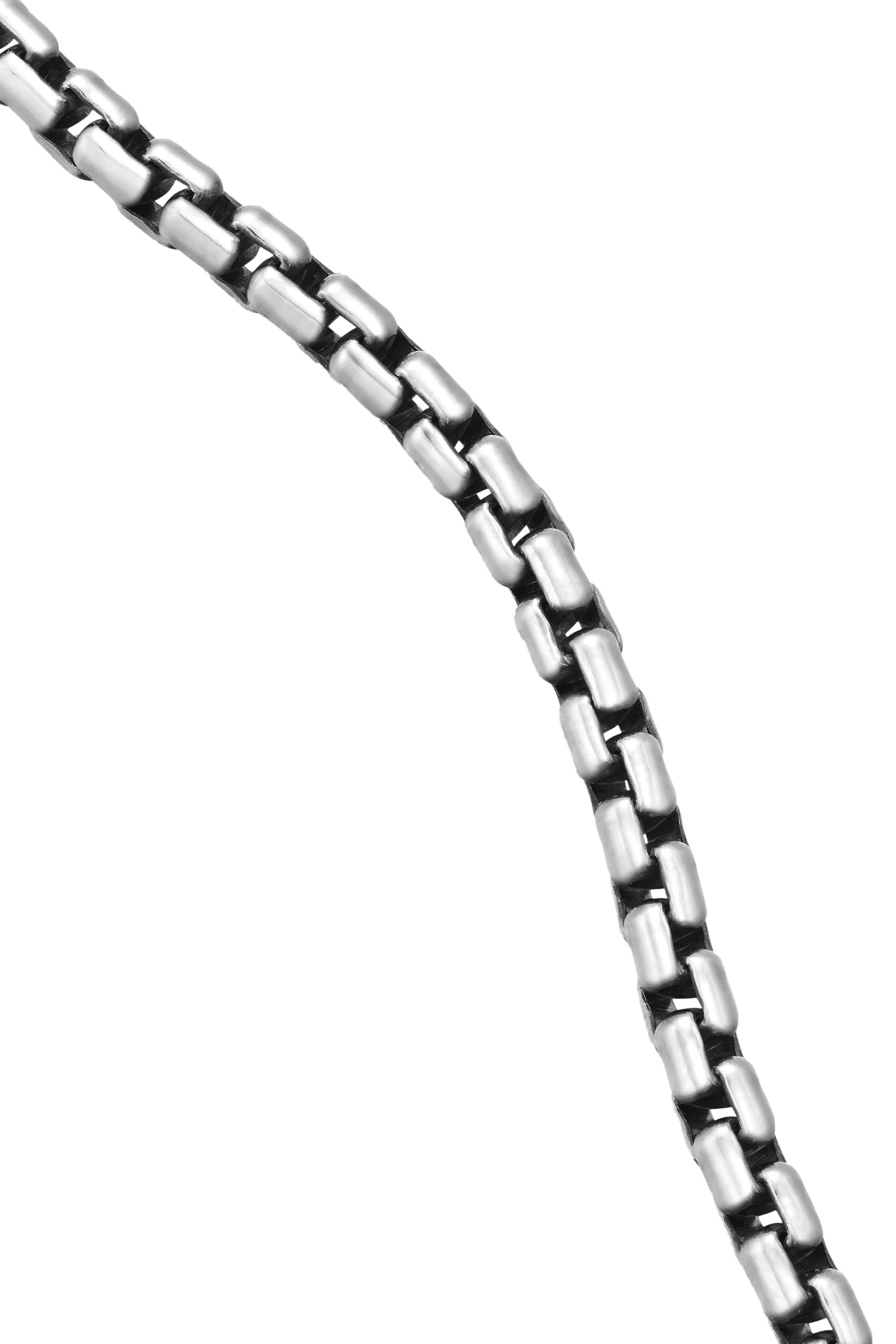 Box Chain Necklace, Sterling Silver