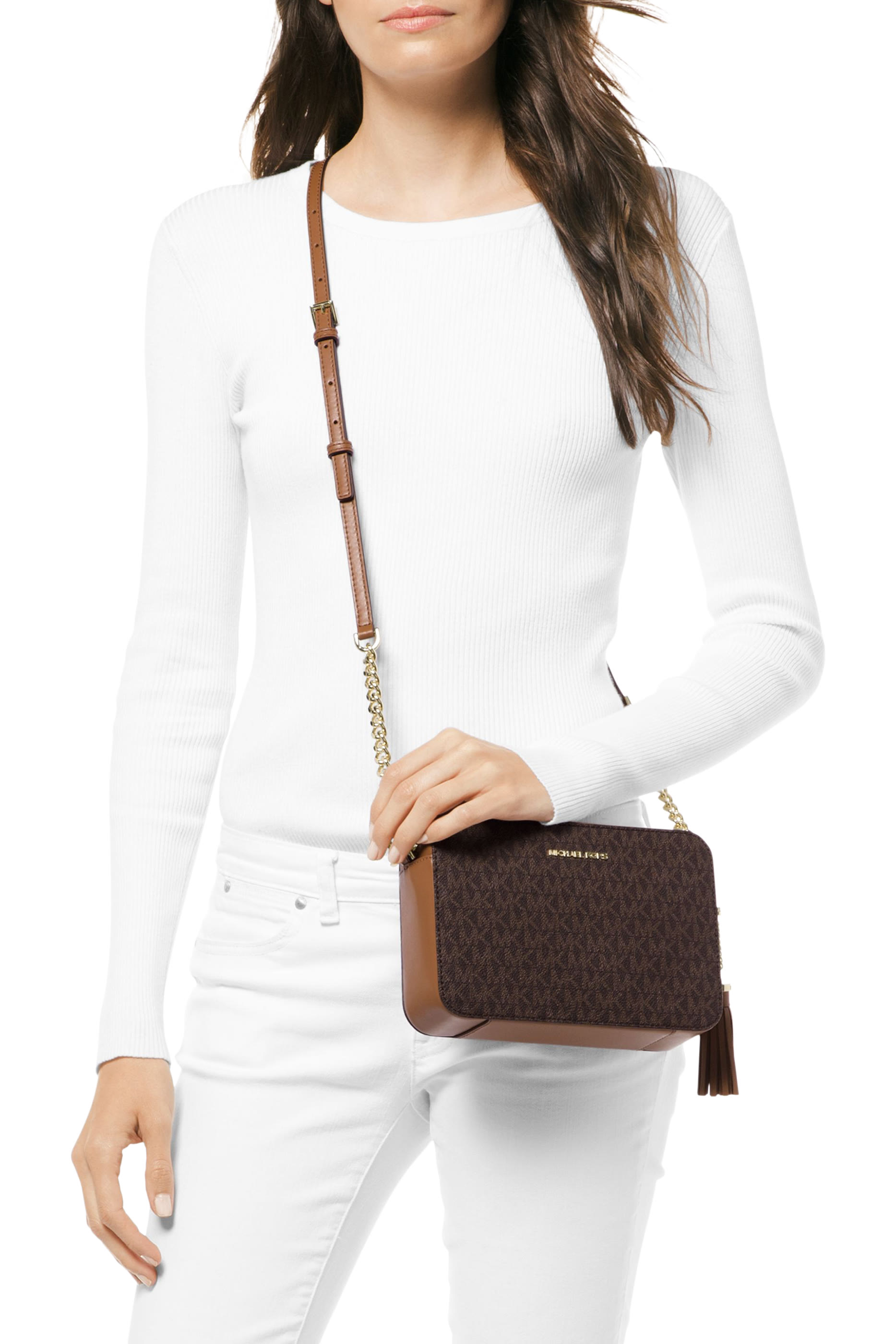 Ginny Medium Logo Crossbody Bag