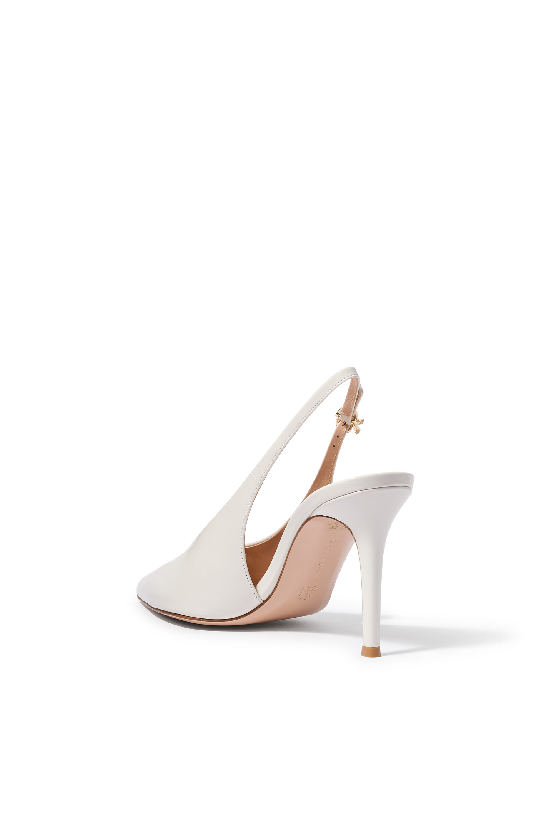 Robbie 85 Patent Leather Slingback Pumps