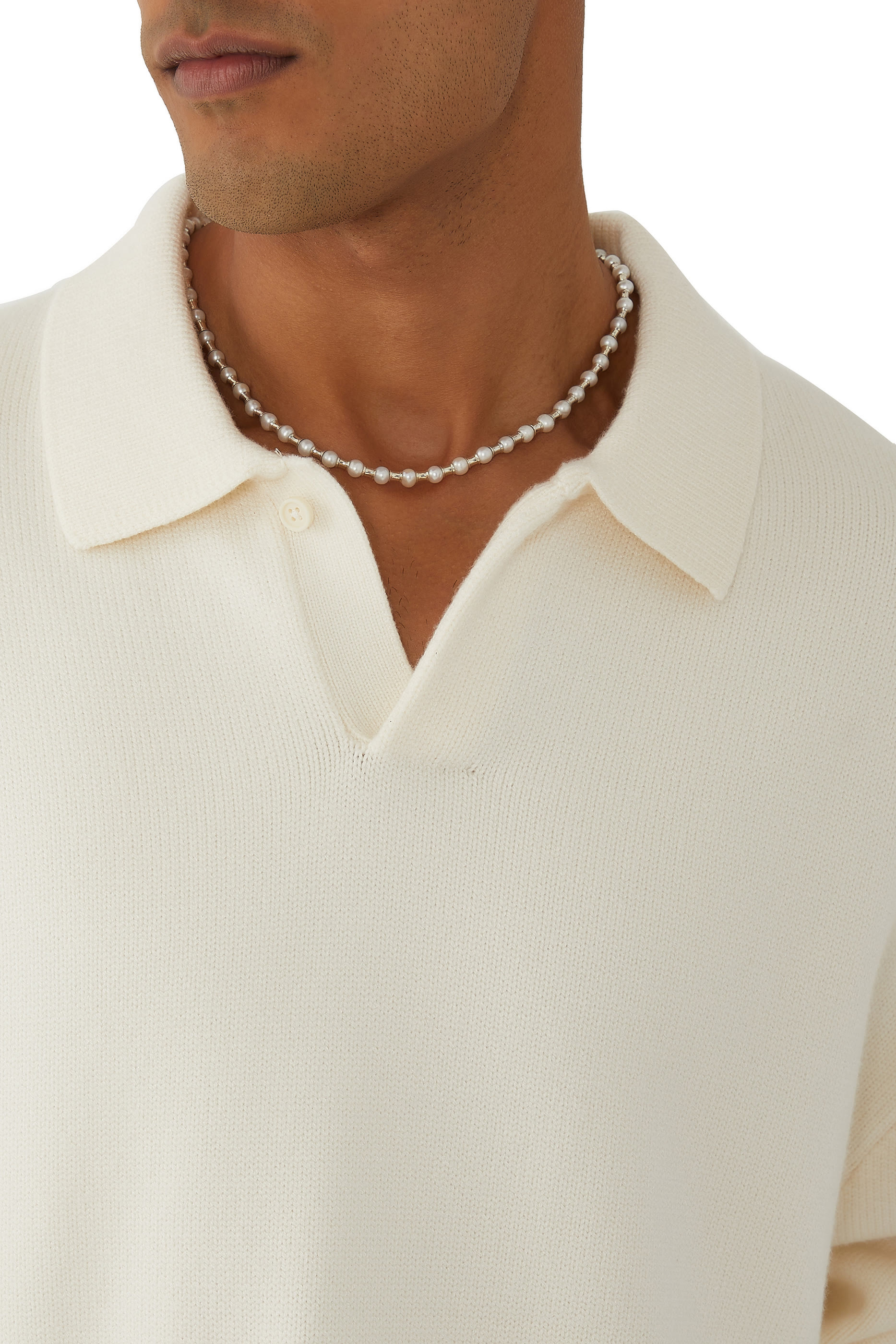 Pearl Spacer Necklace