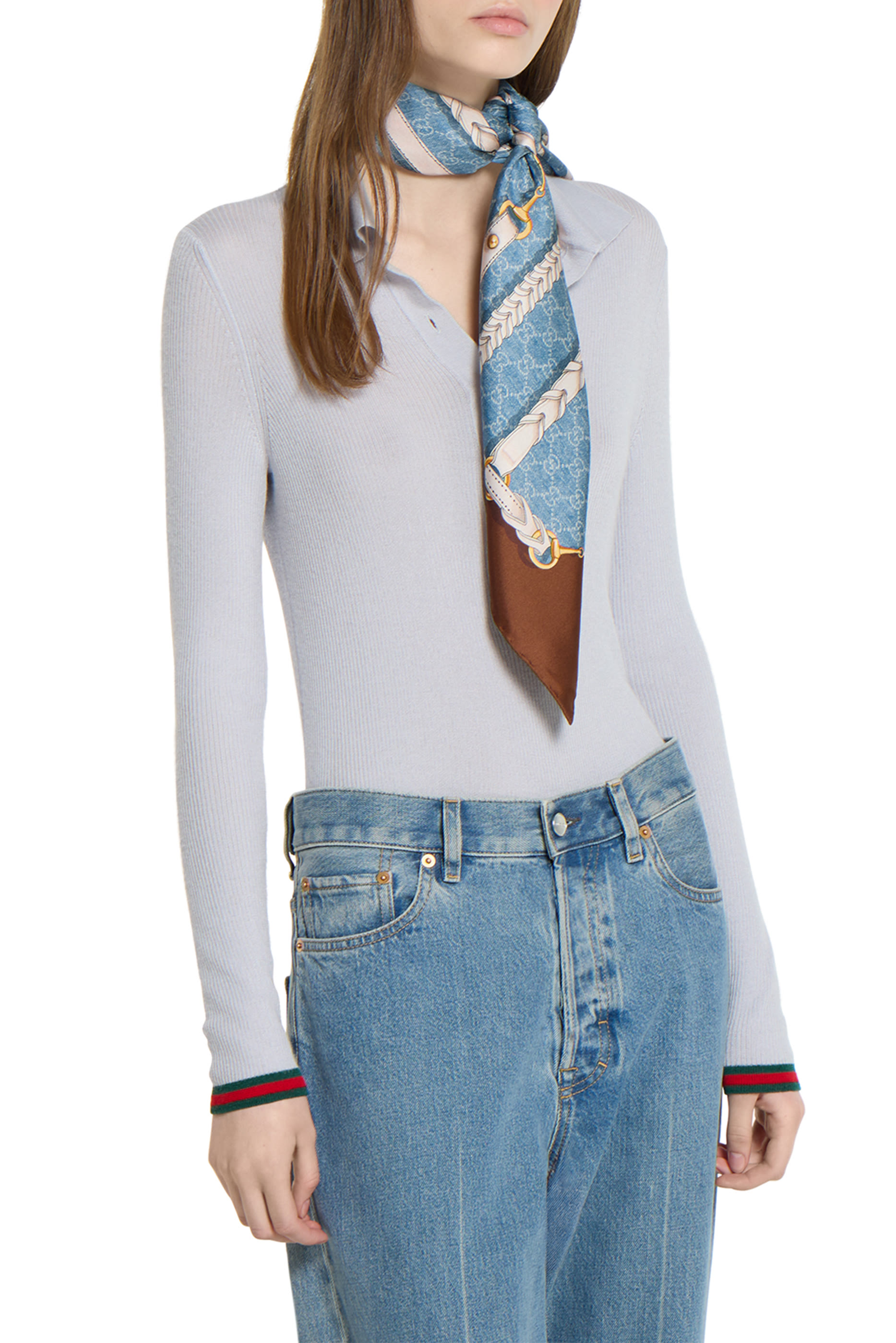 Printed Silk Carr&eacute; 