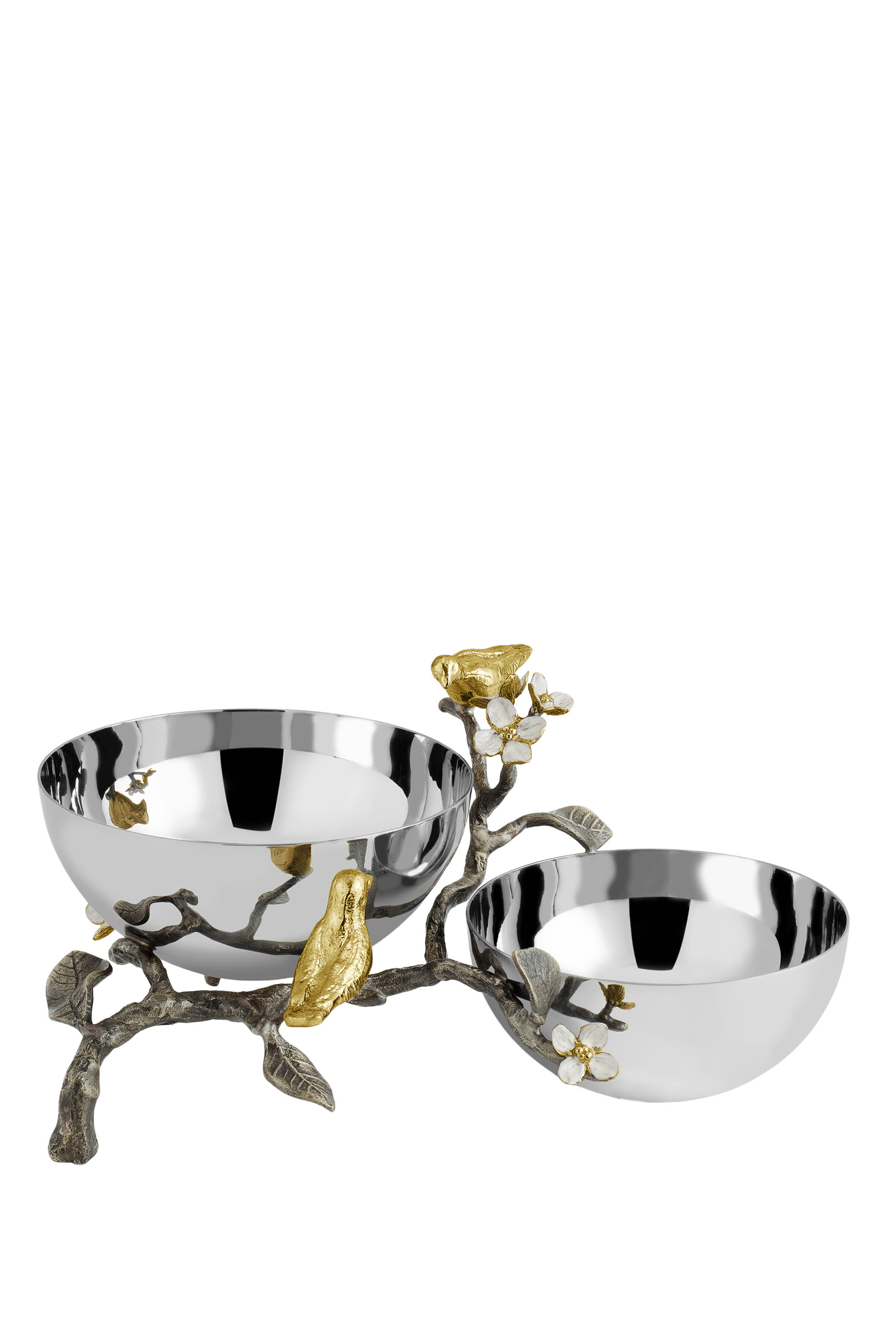 Lovebirds Double Dish 