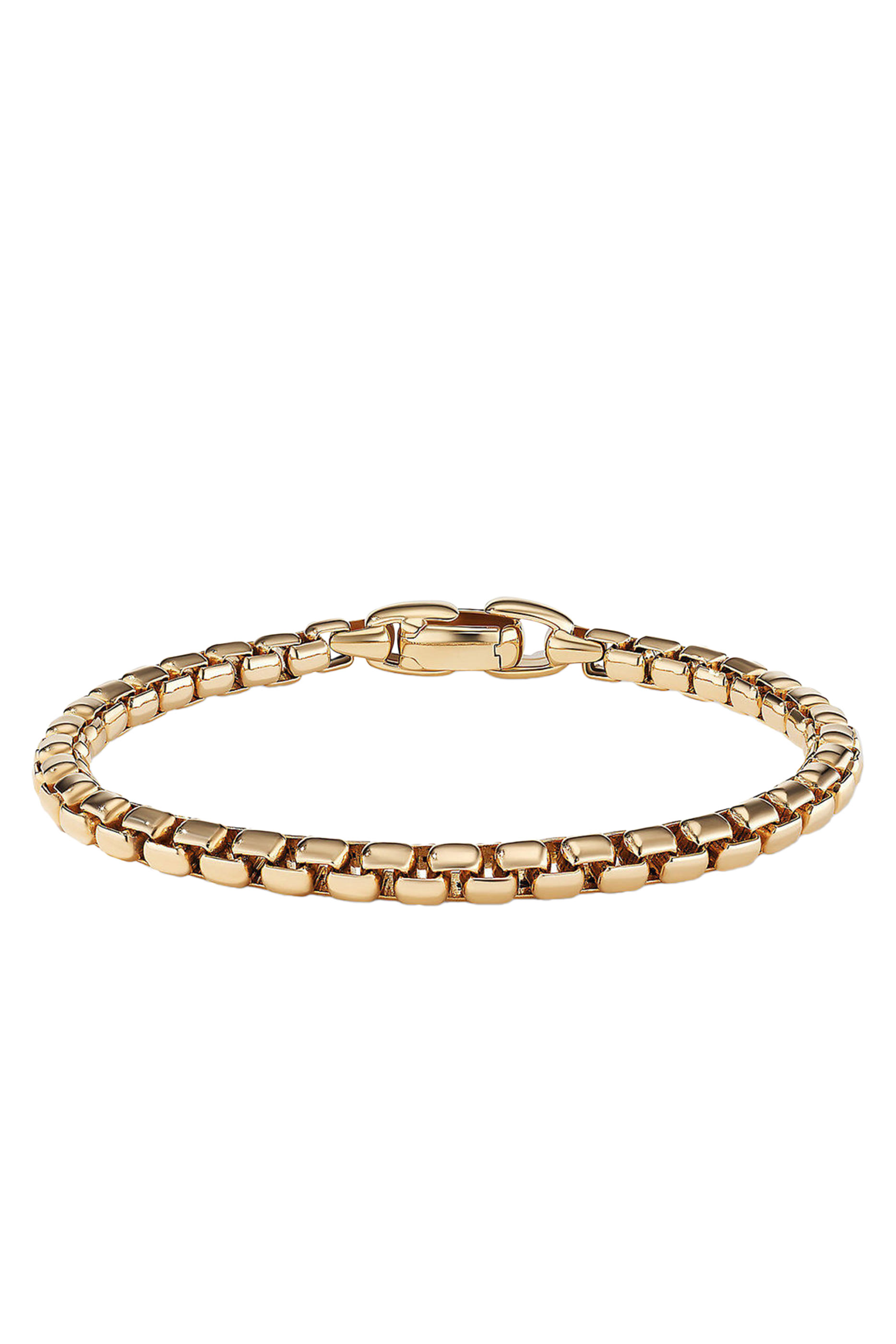 	18K YG Box Chain Bracelet
