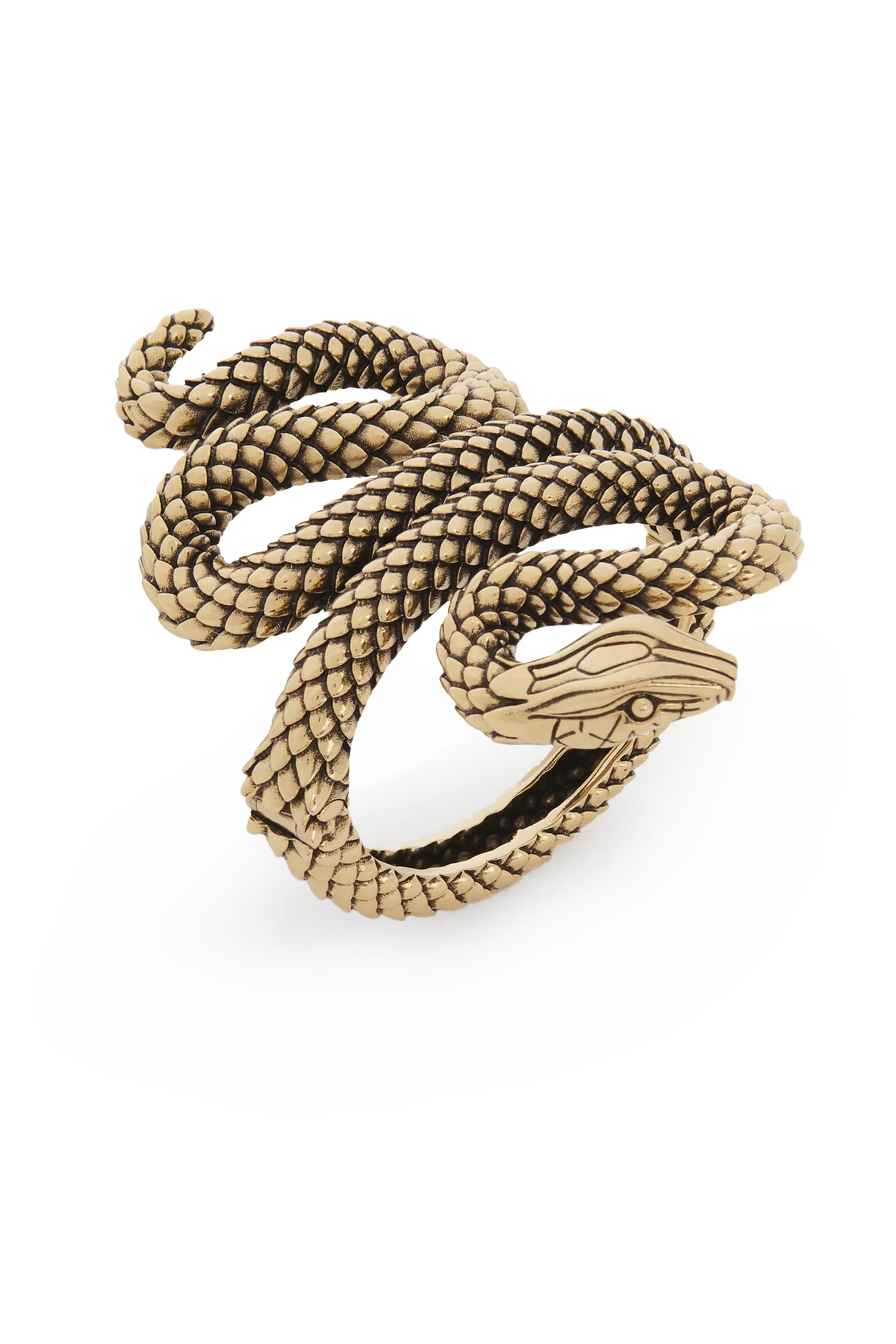 The Chlo&eacute; Snake Bracelet, Brass