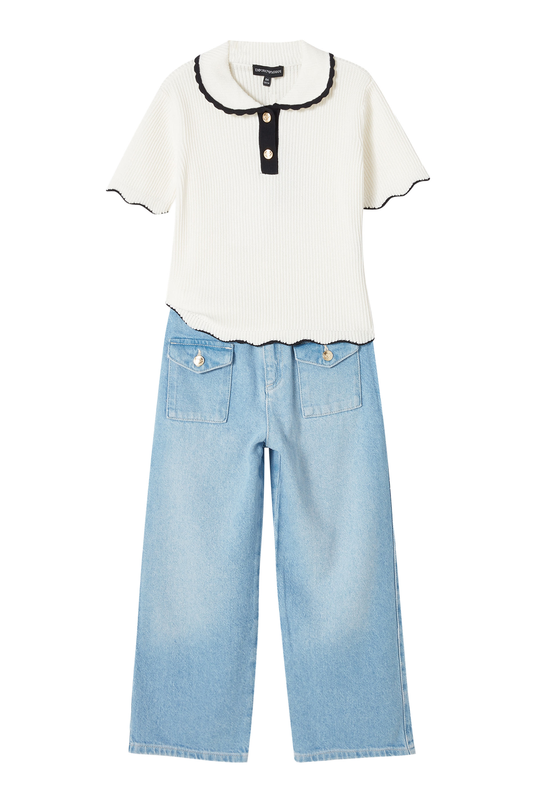 Kids  Pocket Detail Denim Jeans