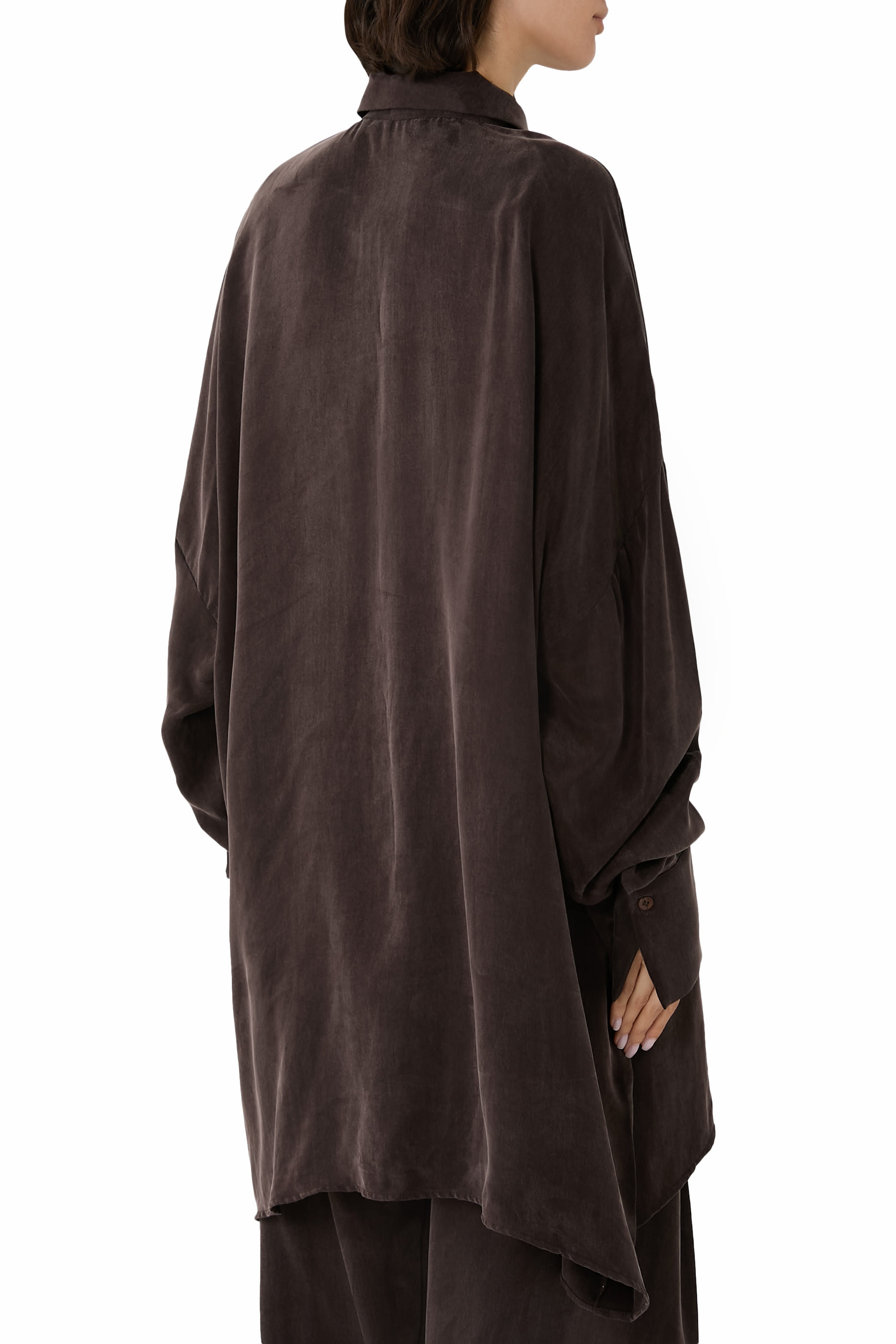 Collared Shirt with Long Cuffs